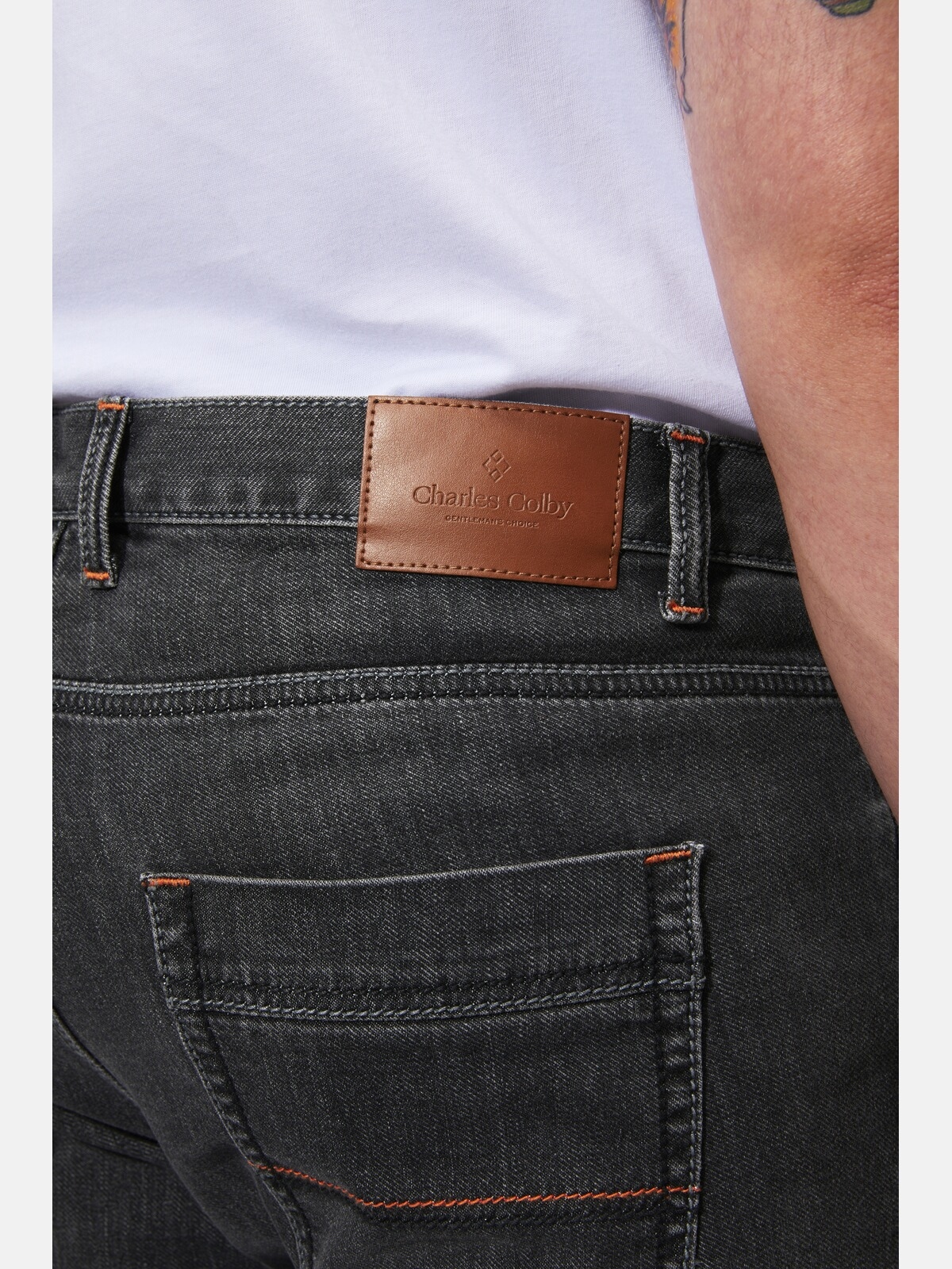 Charles Colby 5-Pocket-Jeans »Tiefbundjeans BARON SAWYER«, (1 tlg.)