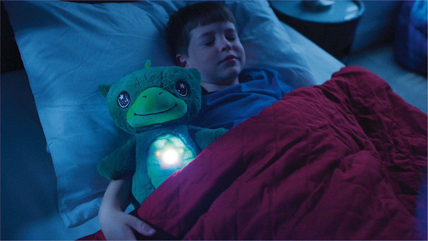 MediaShop Plüschfigur »Star Belly Dream Light - Verträumer Dino«, mit Nachtlichtfunktion