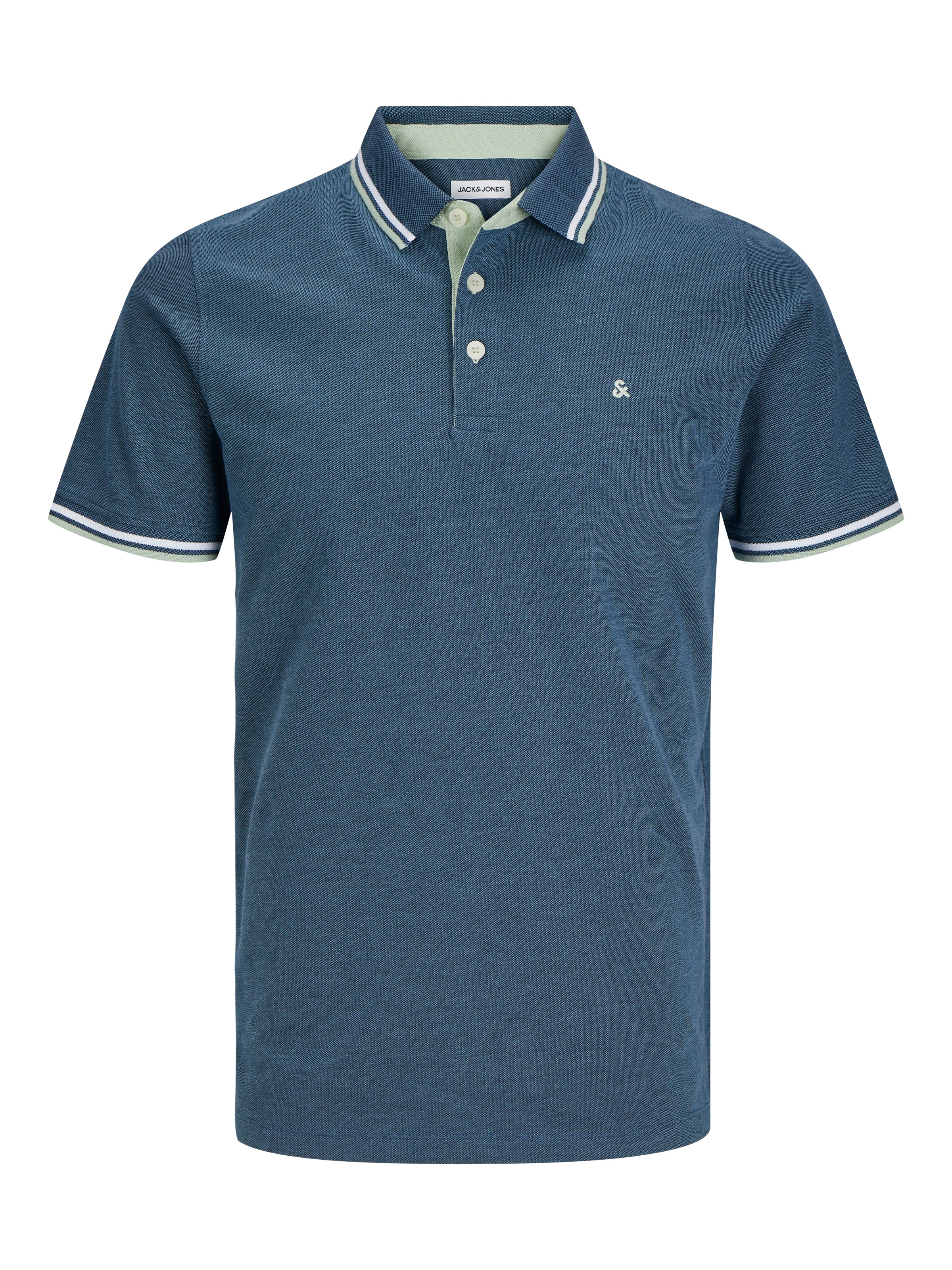 Jack & Jones Poloshirt »JJEPAULOS POLO SS NOOS«, mit Logo Stickerei