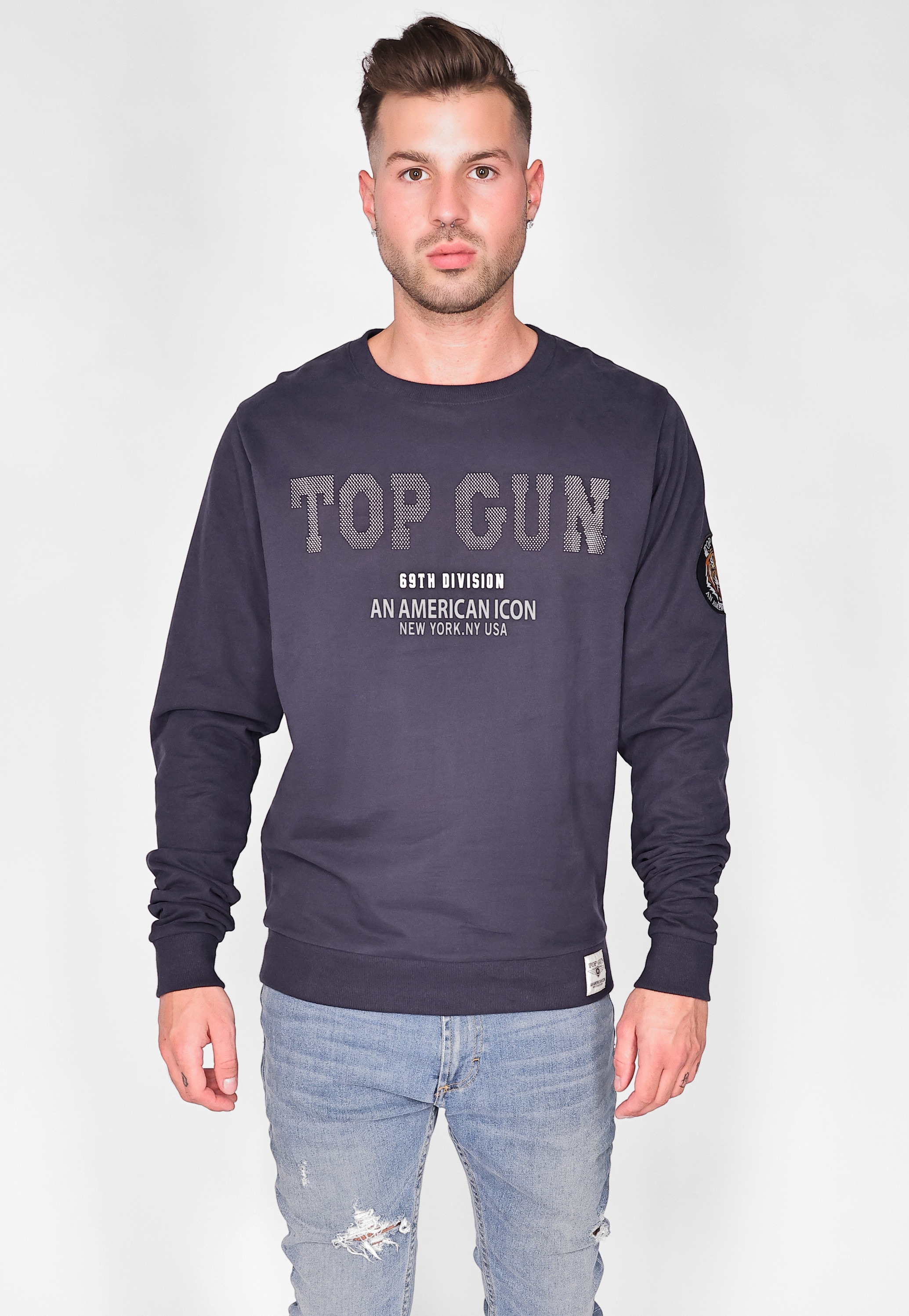 TOP GUN Sweatshirt »Sweater TG20213007«