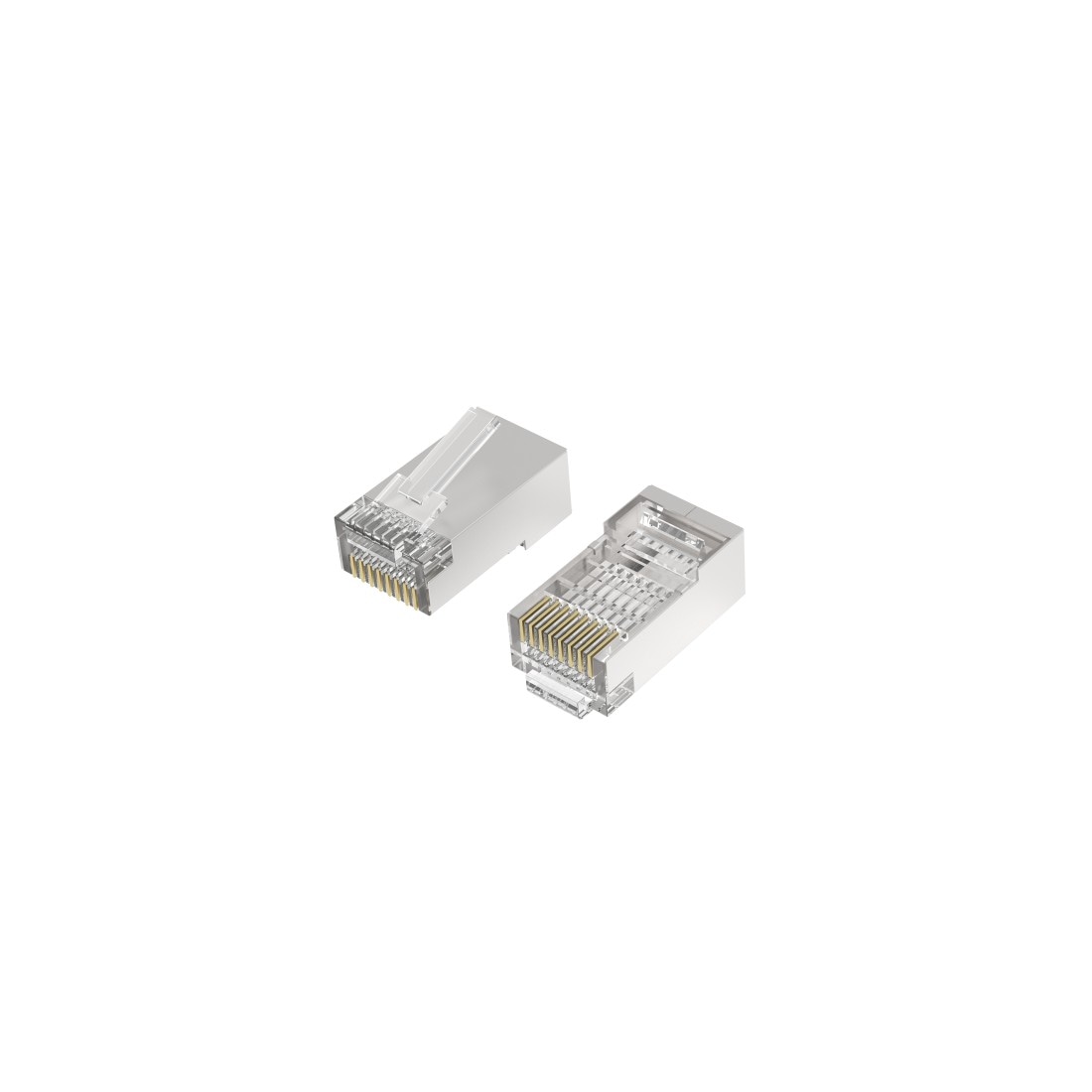 Hama Netzwerkstecker »Netzwerkstecker, CAT 6a, 10 Gbit s, geschirmt, 10 Stück«, (10 St.)