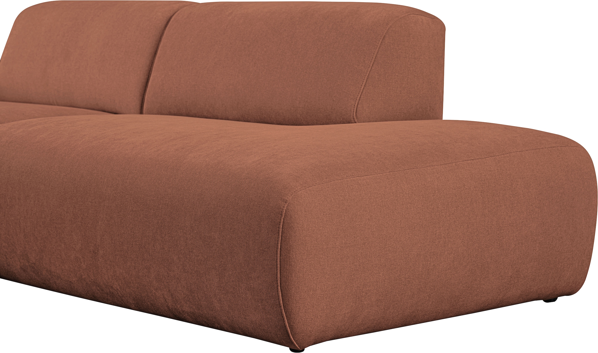andas Ecksofa »Myrland« Breite 222 cm, Chenille, Easy Clean Stoff, mit Kaltschaum