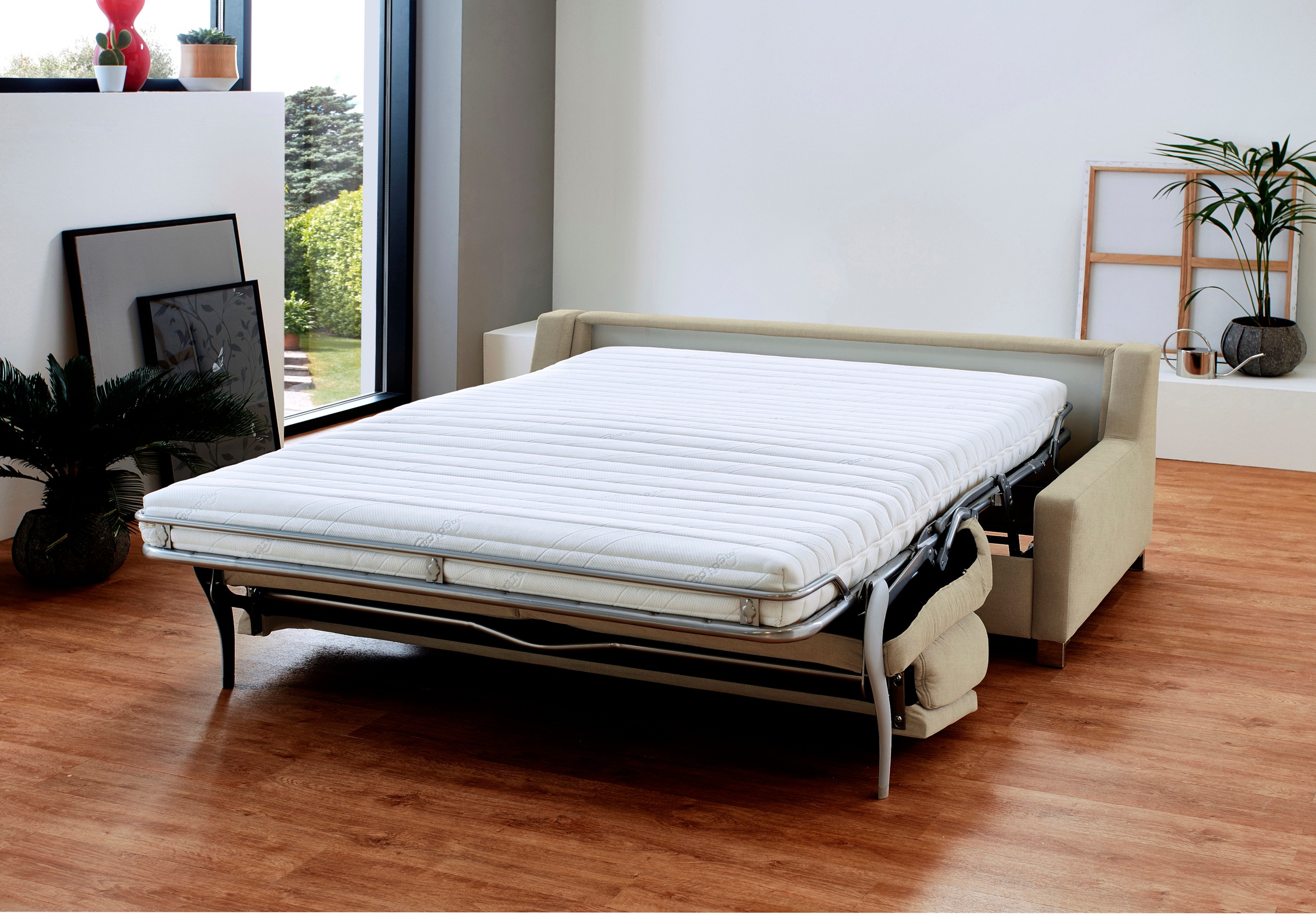 Bali Schlafsofa »Viola, Dauerschläfer mit Seitenkissen«, in 140er und 160er Breite, 3 Varianten, auch mit Ergoflex-Lattenrost