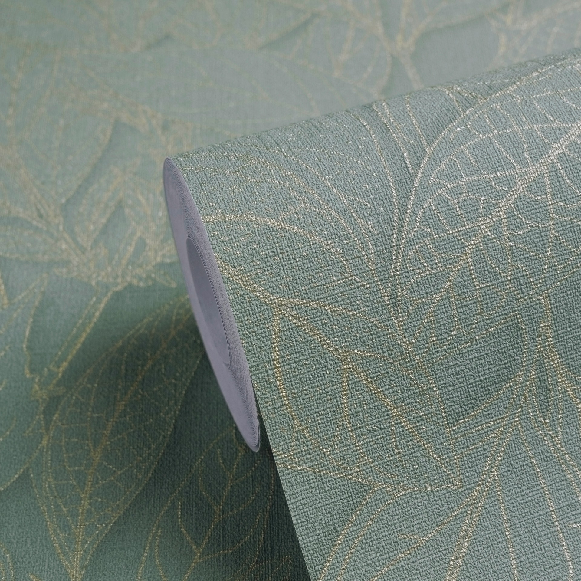 A.S. Création Vliestapete »Trend Spectrum Leaves – Elegantes Blätterdesign Vliestapete« botanisch | floral | leicht glänzend leicht strukturiert Großzügiges Blätterdesign mit matten und leicht glänzenden Details