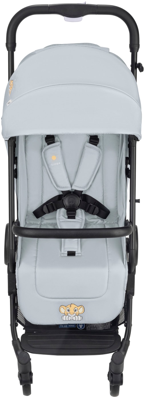 Hauck Kinder-Buggy »Travel N Care, Simba grey«, 25 kg, leicht; bis 22 kg belastbar; inkl. Schulter-Tragegrut