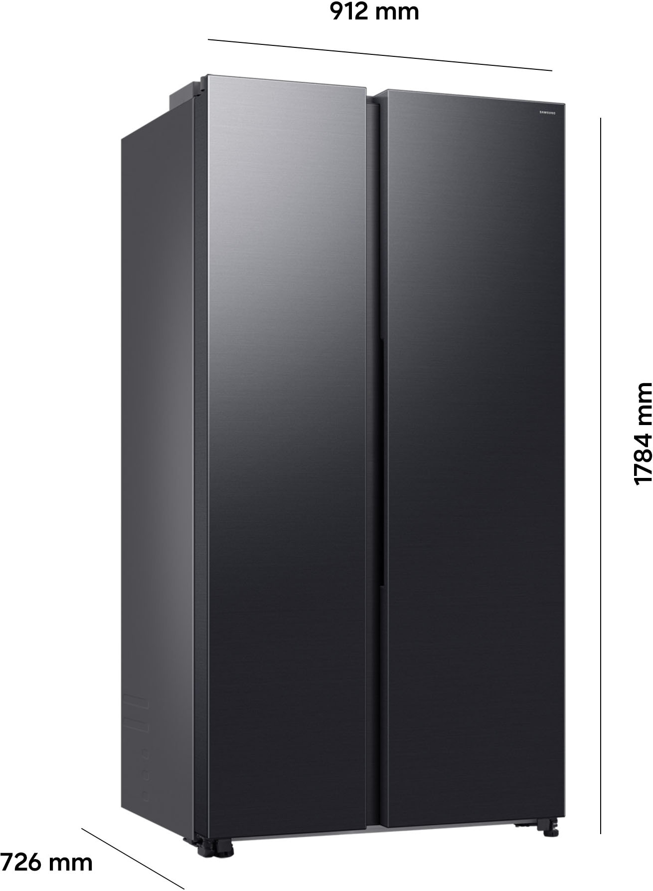 Samsung Side-by-Side RS60F »RS70F65QEFEF« 178 cm hoch 91,2 cm breit