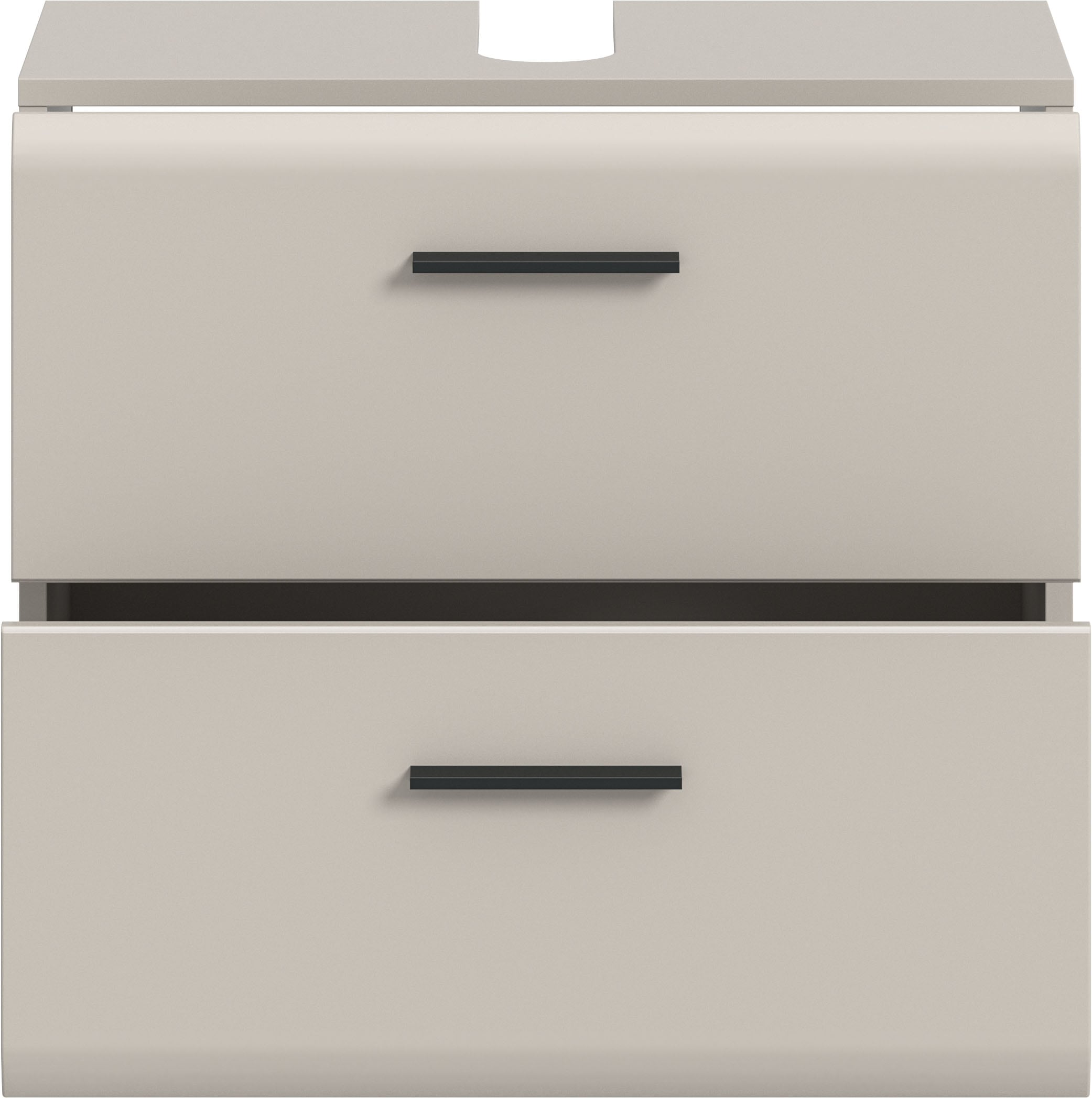 welltime Waschbeckenunterschrank »FLORENZ, Waschbeckenunterschrank mit Rollen, hochwertige MDF-Front« 1 Stk. tlg. Waschbeckenunterschrank, WBU, Unterschrank, Bad, Badezimmer