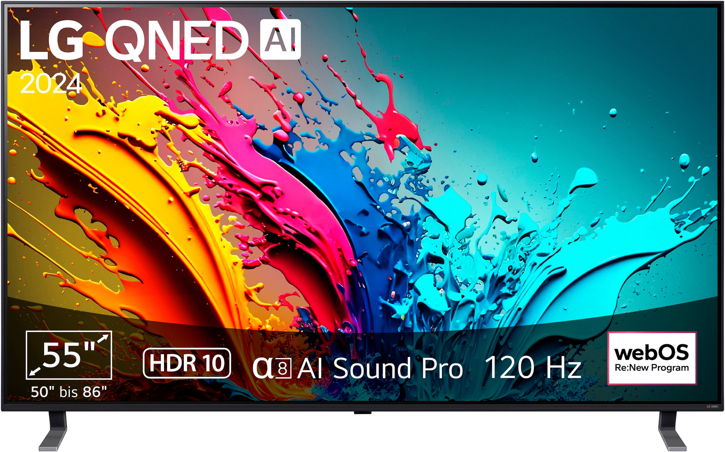 QNED-Fernseher »55QNED85T6C«, 4K Ultra HD, Smart-TV