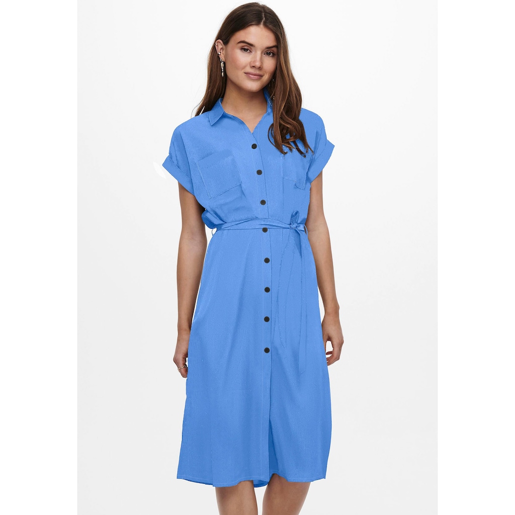 ONLY Hemdblusenkleid »ONLHANNOVER S/S SHIRT DRESS NOOS WVN«