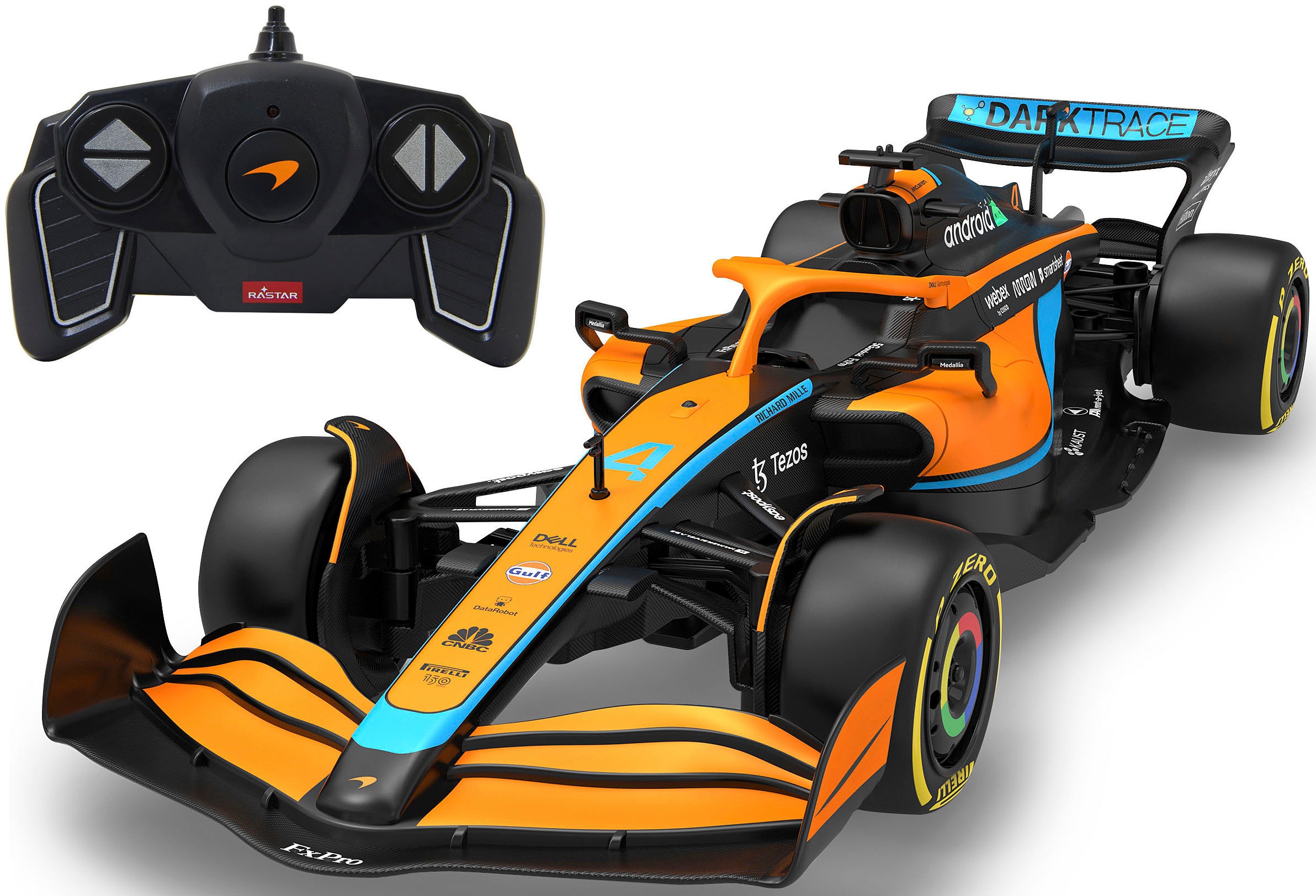 Jamara RC-Auto »Deluxe Cars, Deluxe Cars, McLaren MCL36 1:18, orange - 2,4 GHz«