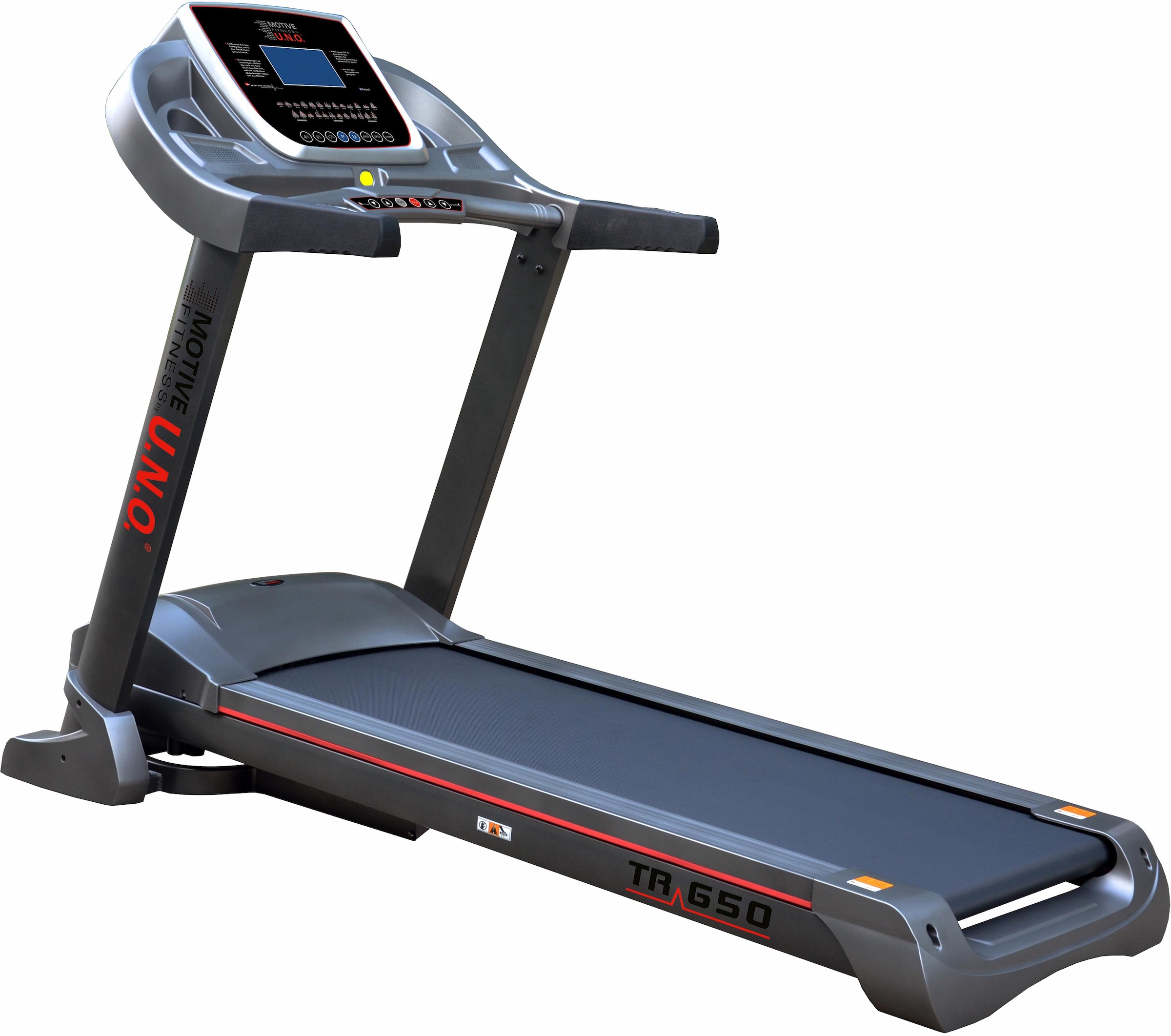 Motive Fitness By U.N.O. Laufband »TR 650 (mit/ohne Unterlegmatte)« bis max. 24 km/h in grau