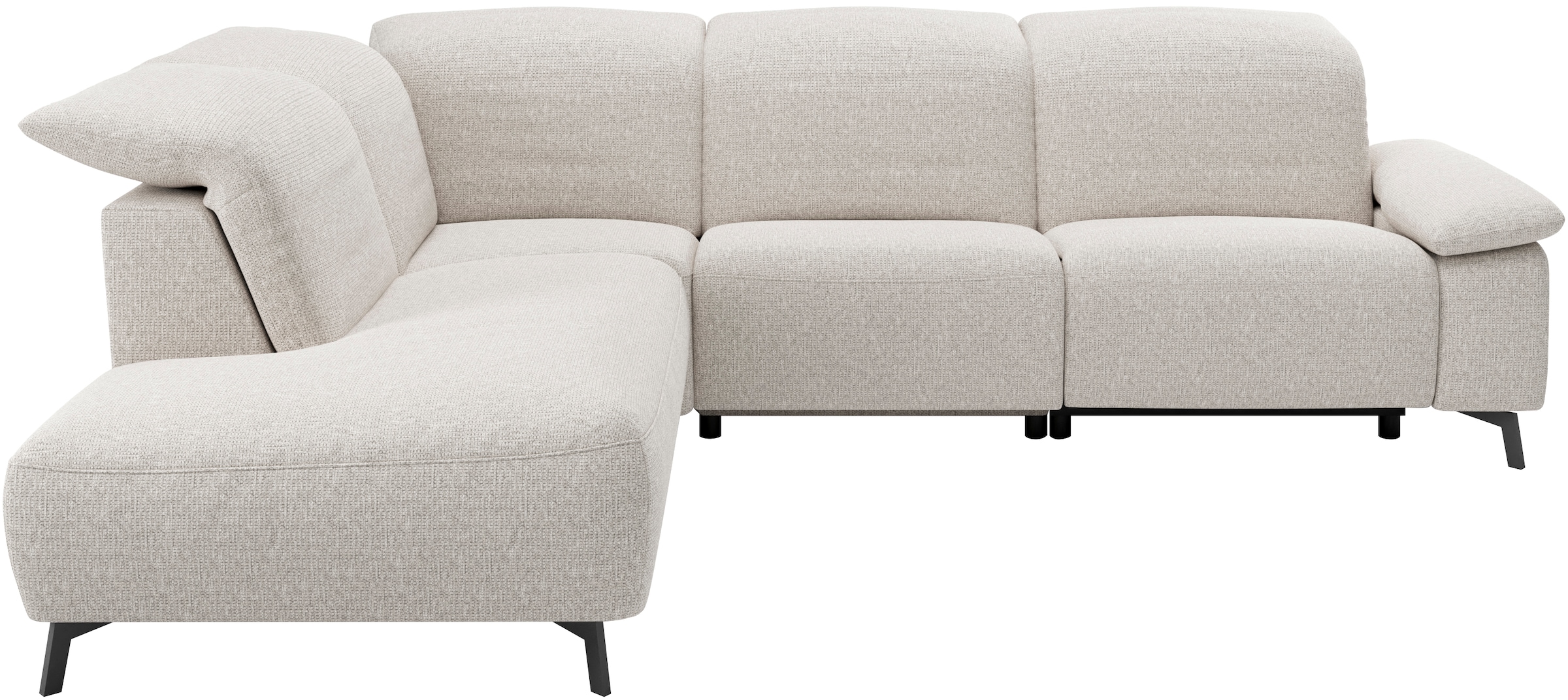 Musterring Ecksofa »MR 370, intelligenter Komfort im modernen Design« Optionale Relaxfunktion, flexible Kopfteile & klappbare Armlehnen