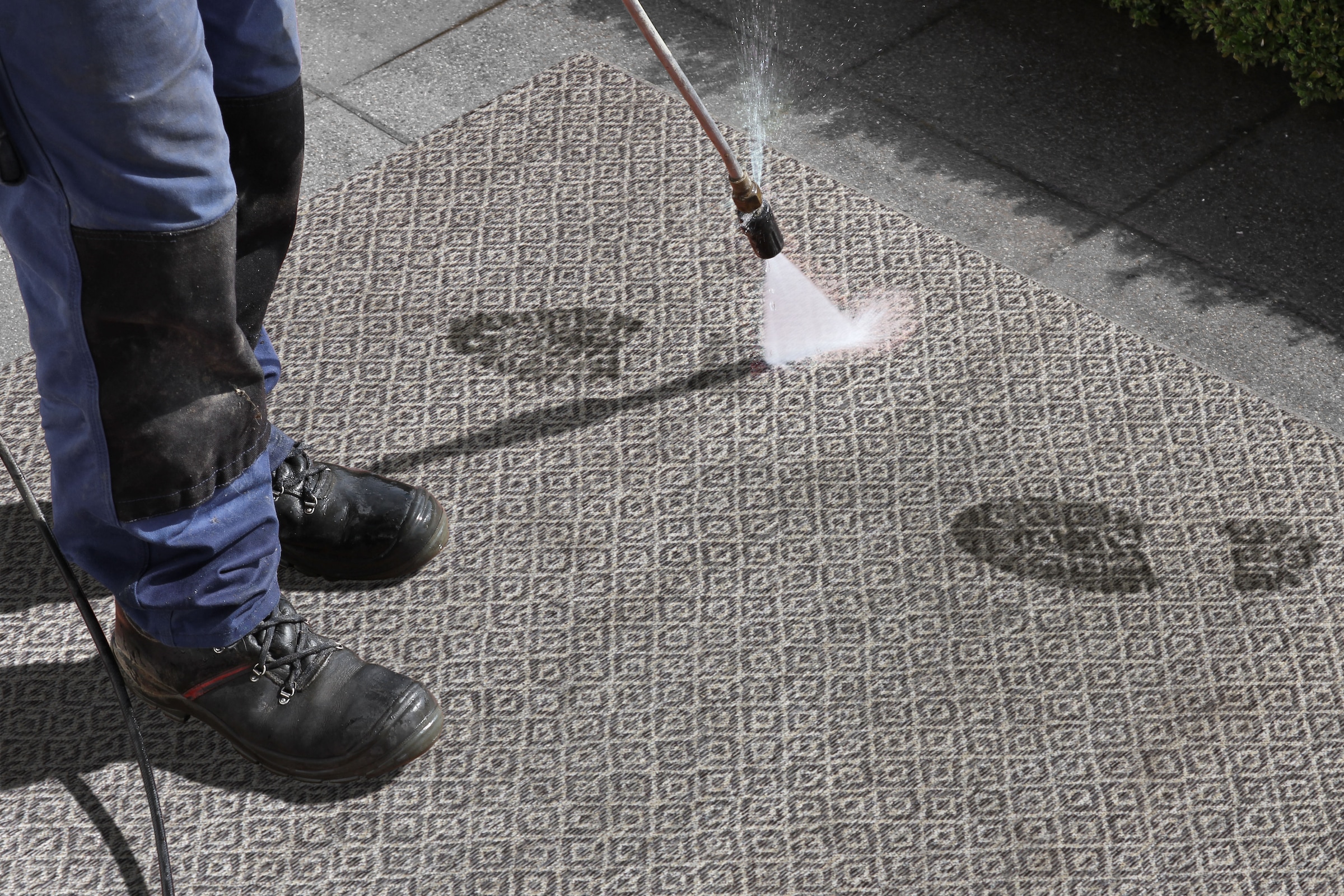 ELLE DECORATION Teppich »Croix«, rechteckig, 6 mm Höhe, Strapazierfähig und pflegeleicht, Flachgewebe