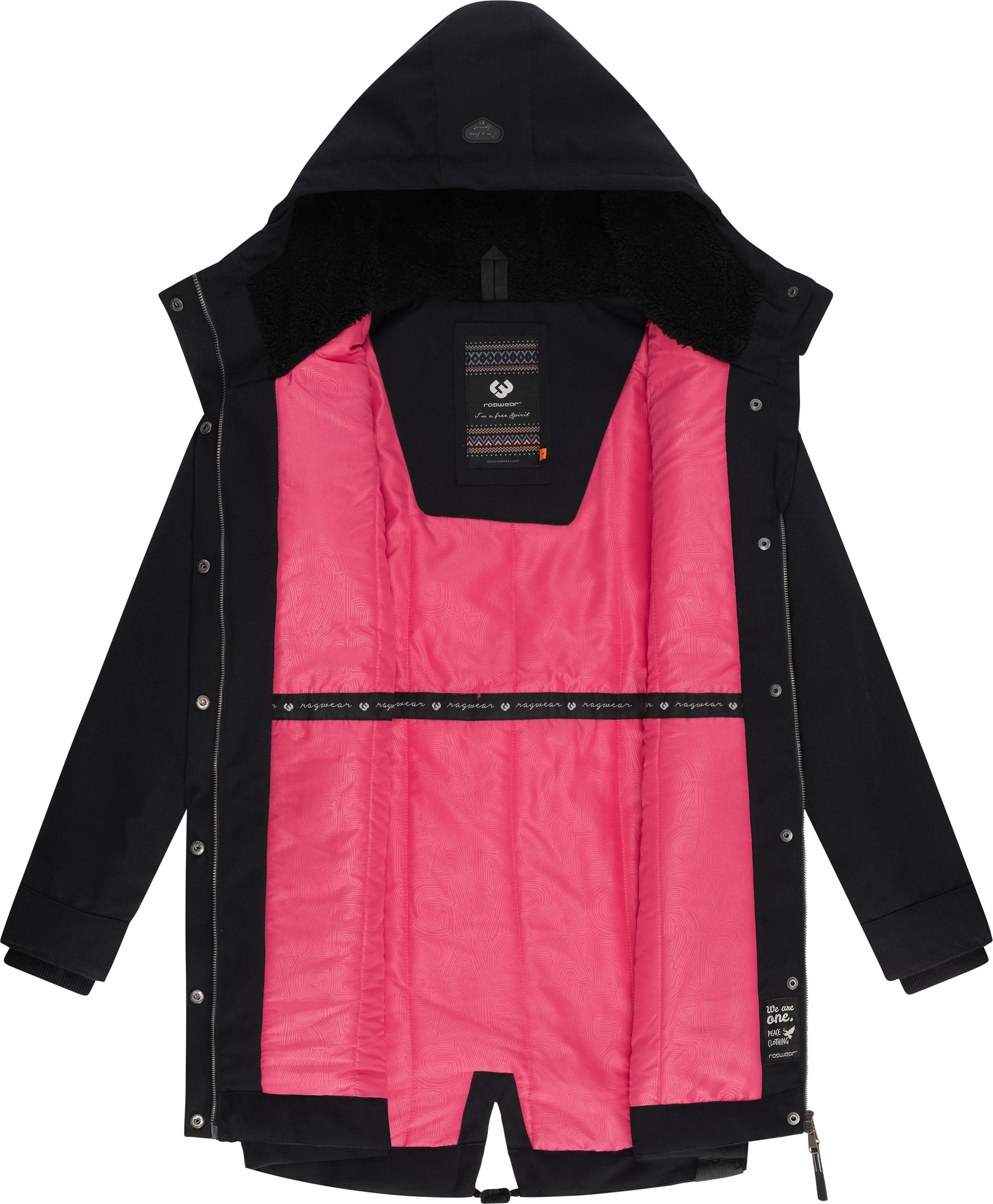 Ragwear Parka »Kurzmantel Canny Canvas«