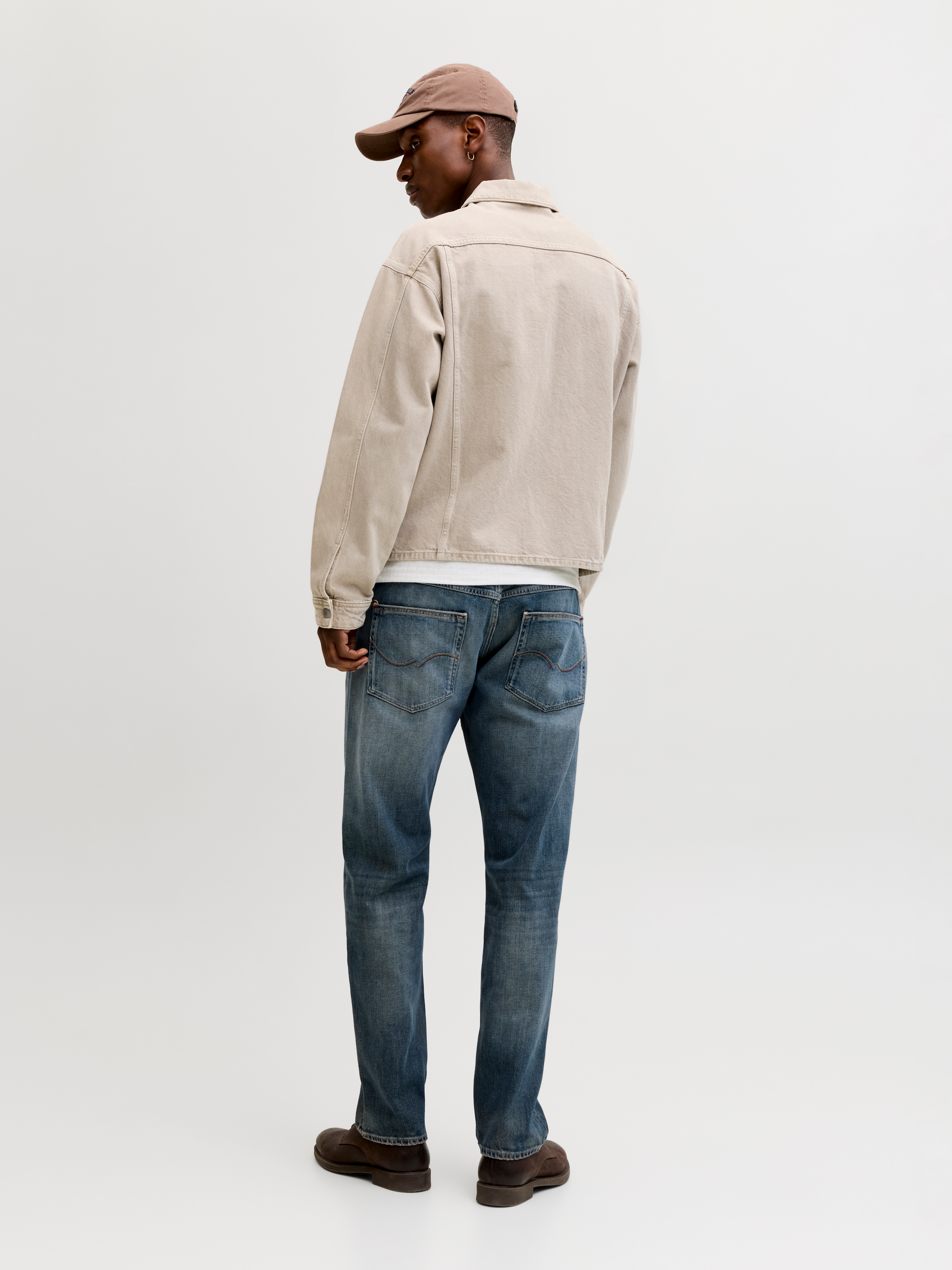 Jack & Jones Tapered-fit-Jeans »JJIMIKE JJWELLS JJ« Baumwollmischung, comfort fit