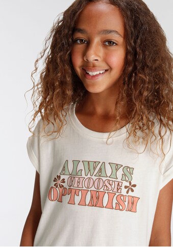 KIDSWORLD T-Shirt »Always choose optimism« kaufen