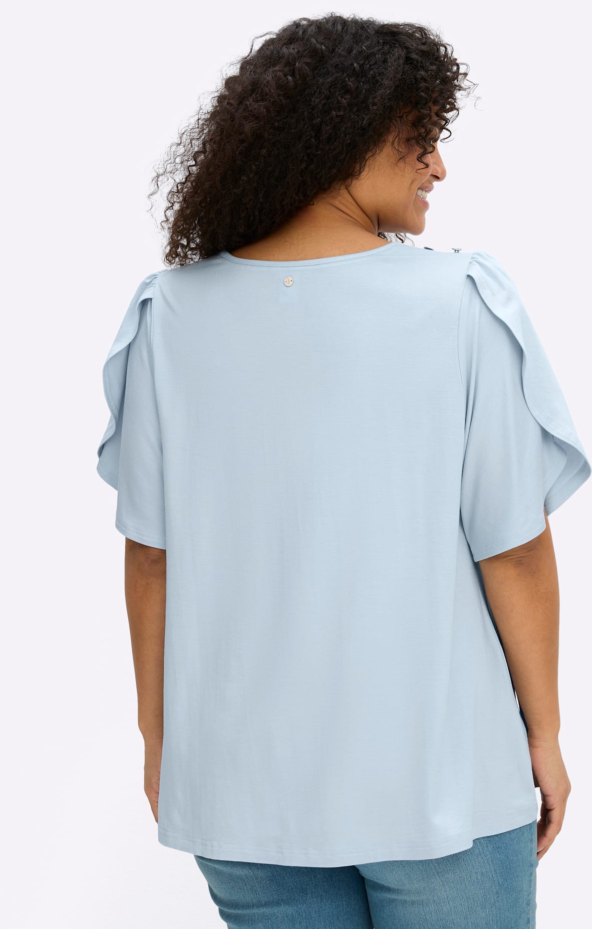 Sheego Rundhalsshirt »Shirt« 1