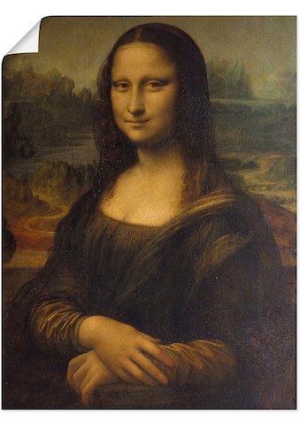 Artland Wandbild »Mona Lisa. Um 1503«, Porträts, (1 St.), als Leinwandbild,... kaufen