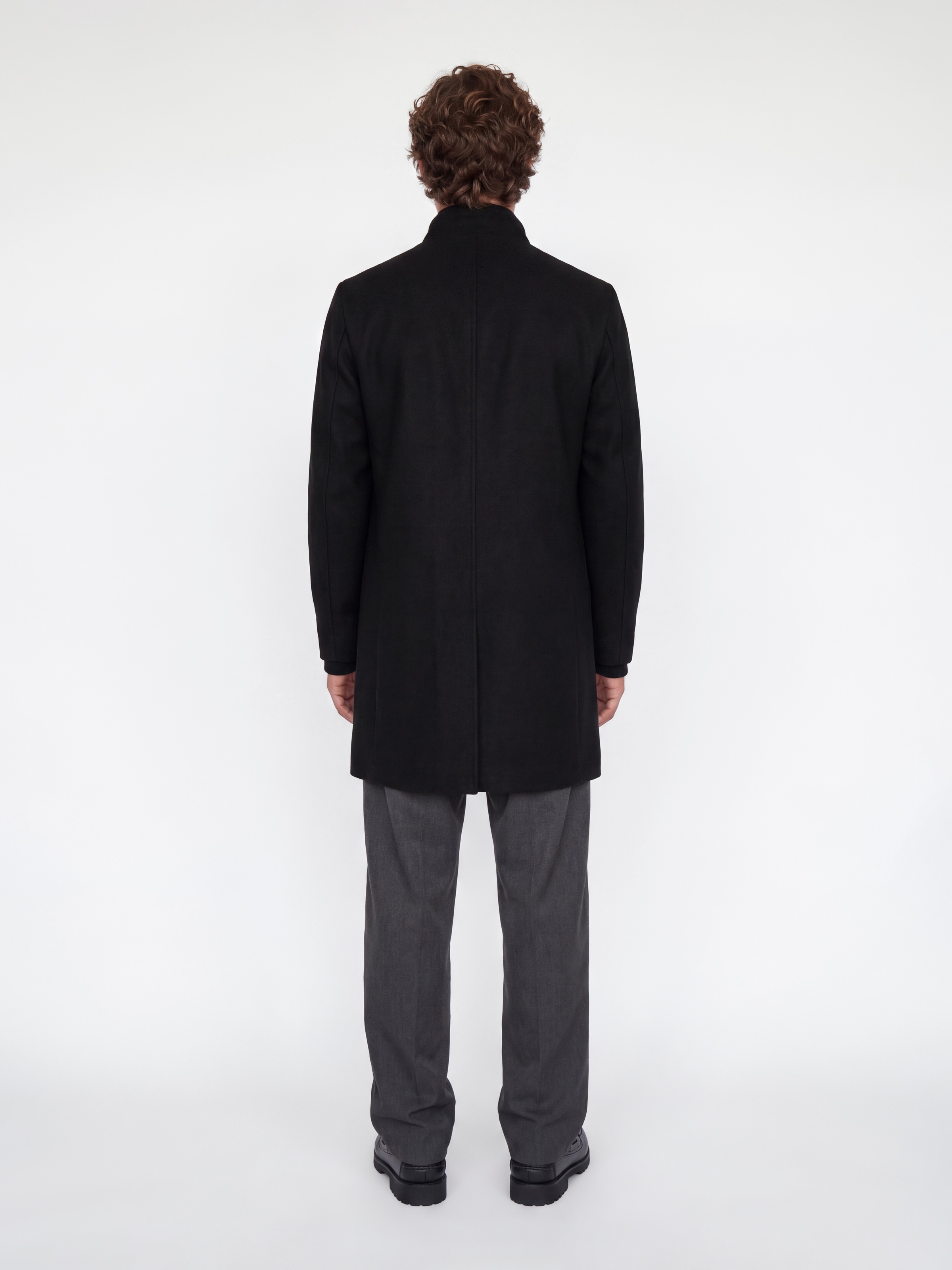 Jack & Jones Kurzmantel »JJEMELTON WOOL BLEND COAT AW26 SN« Materialmix, regular fit