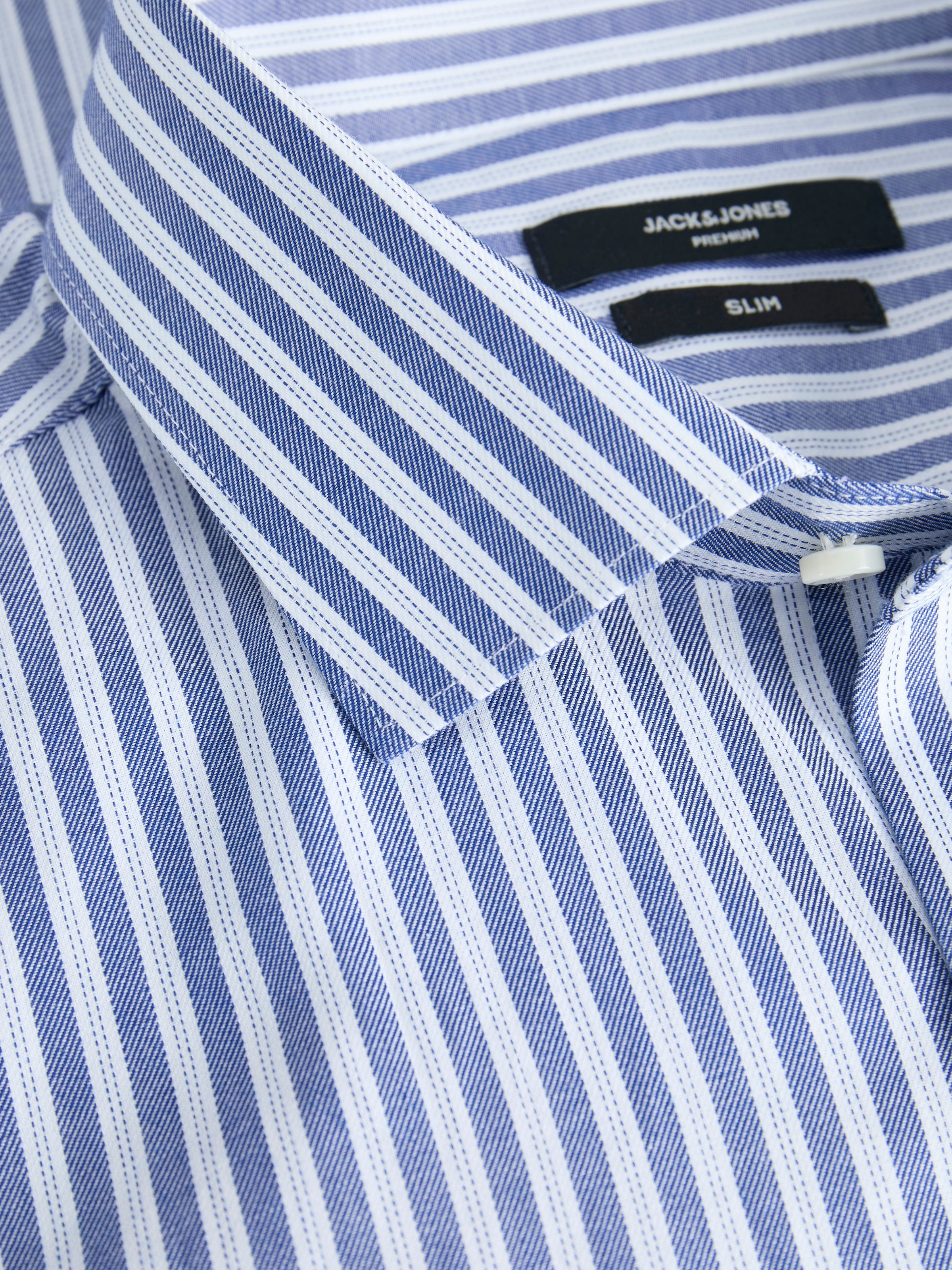 Jack & Jones Langarmhemd »JPRBLAPARKER Slim Fit Hemd, atmungsaktiv, ideal für den Alltag«, unifarben, modisch, slim fit, Baumwolle, Hemdkragen