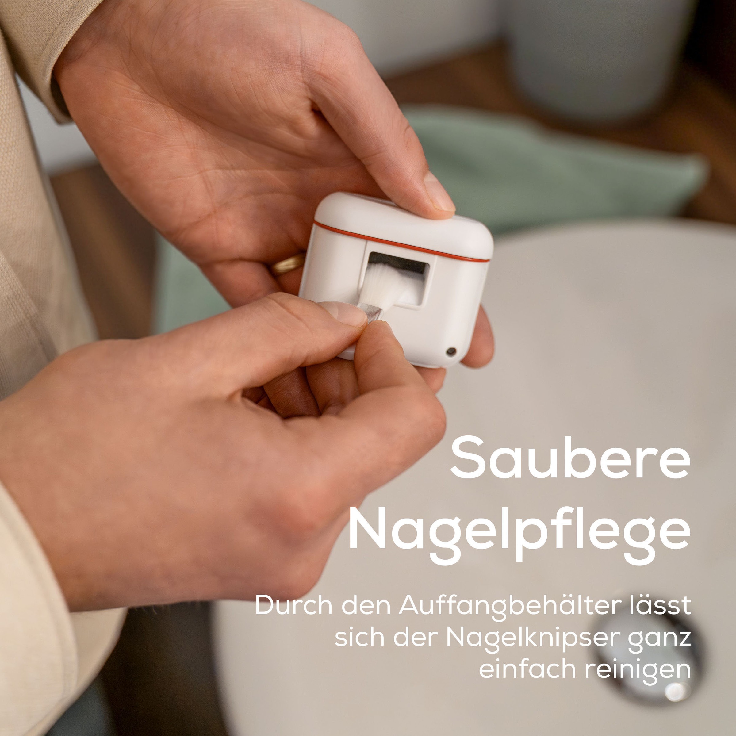 BEURER Nagelknipser »MP 10, elektrisch, automatisches Schneiden der Nägel« Ideal für Kinder, Senioren und bei eingeschränkter Feinmotorik