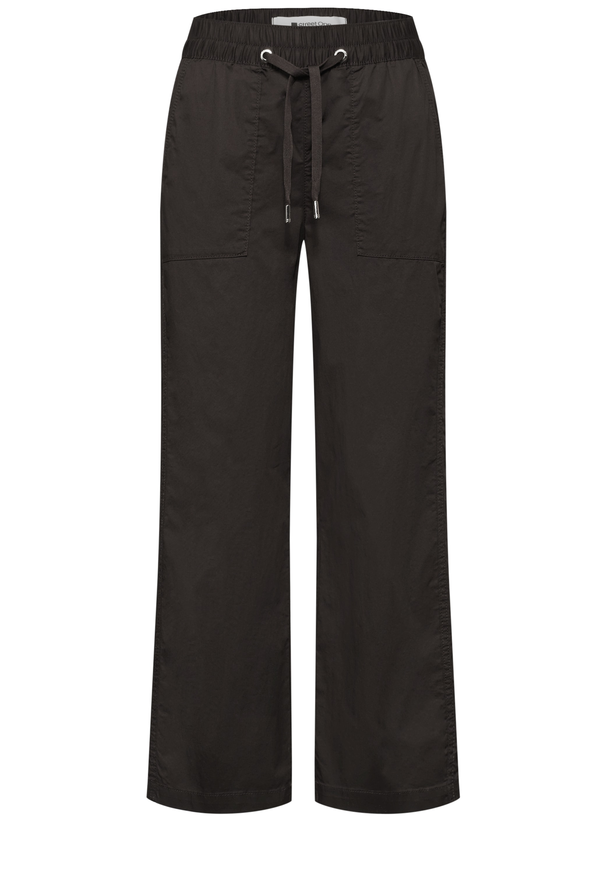 STREET ONE Paperbag-Hose  mit elastischem Bund