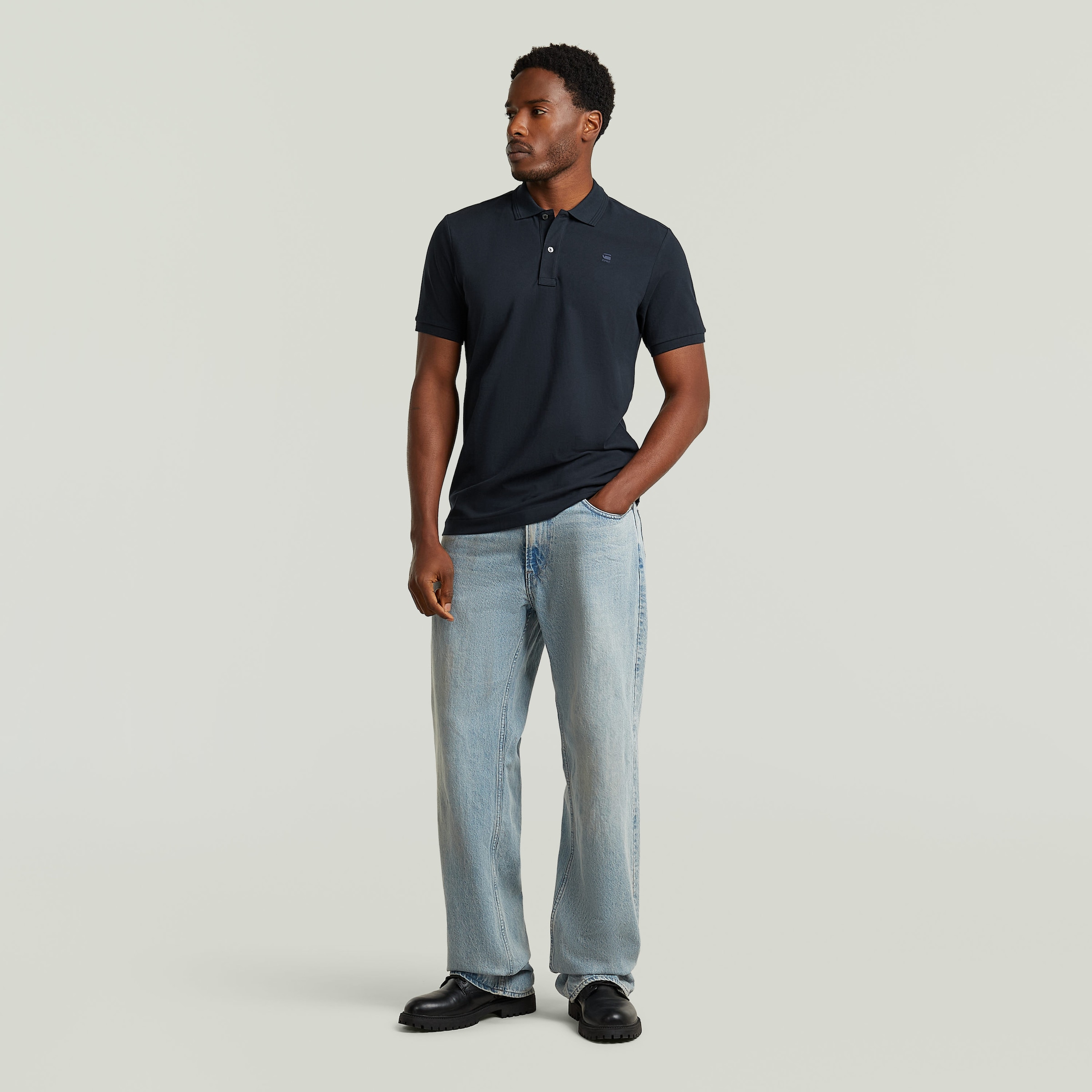 G-STAR Poloshirt »Dunda Slim Fit« Logostickerei auf der Brust