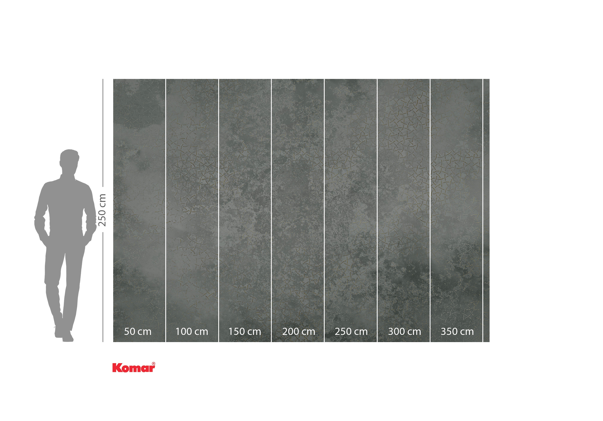 Komar Fototapete »Digitaldruck Vlies - Obfuscated Ornament - Größe 400 x 250 cm«, bedruckt-floral-geblümt-gemustert-tropisch, Wohnzimmer, Schlafzimmer