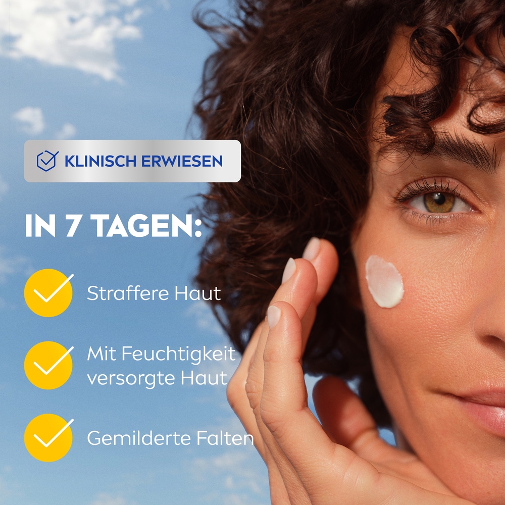 Nivea Tagescreme »Q10 ANTI-FALTEN EXTRA SCHÜTZENDE TAGESPFLEGE LSF 30« strafft, regeneriert und spendet Feuchtigkeit