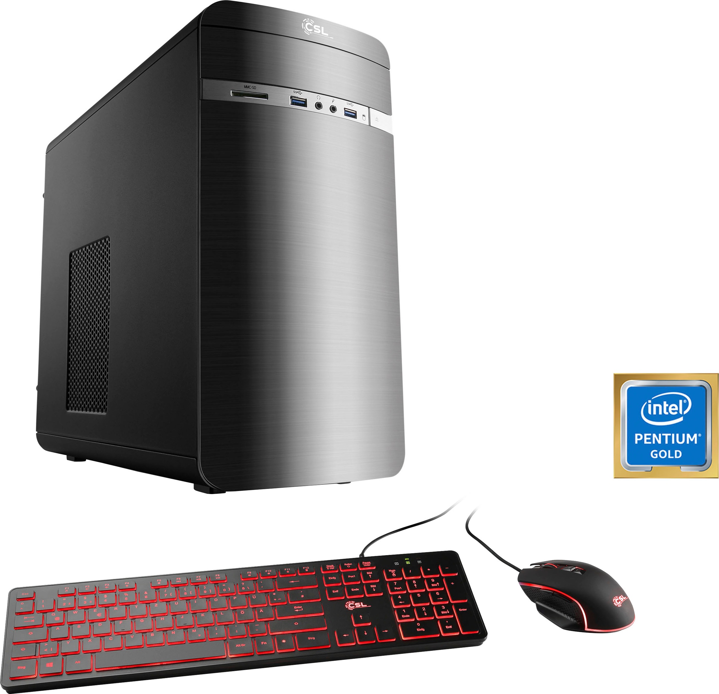 PC »Speed V1180«, Intel®, Pentium® Gold G6400 2× 4000 MHz inkl. Hyper-Threading