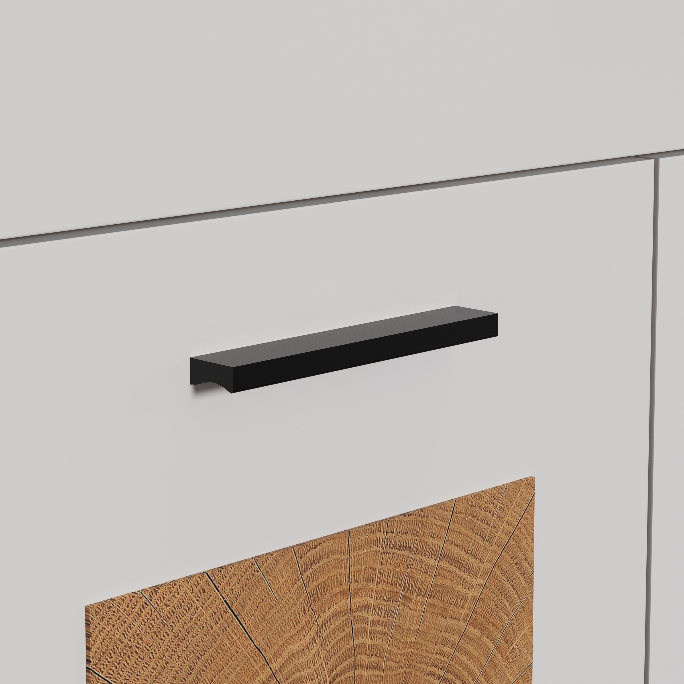 INOSIGN Wohnwand »Linz«, (4 St.), Wohnzimmermöbel mit Hirnholzapplikationen - 360/42/195 cm
