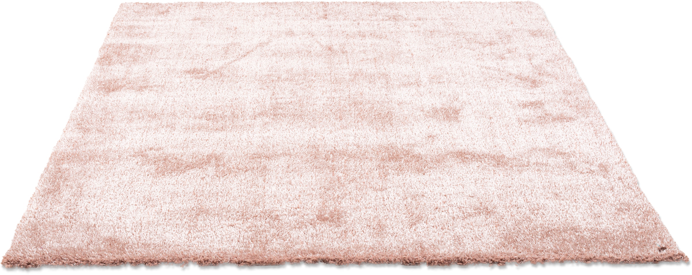 TOM TAILOR HOME Hochflor-Teppich »Soft« rechteckig 35 mm Höhe handgetuftet, Uni-Farben, super weich und flauschig