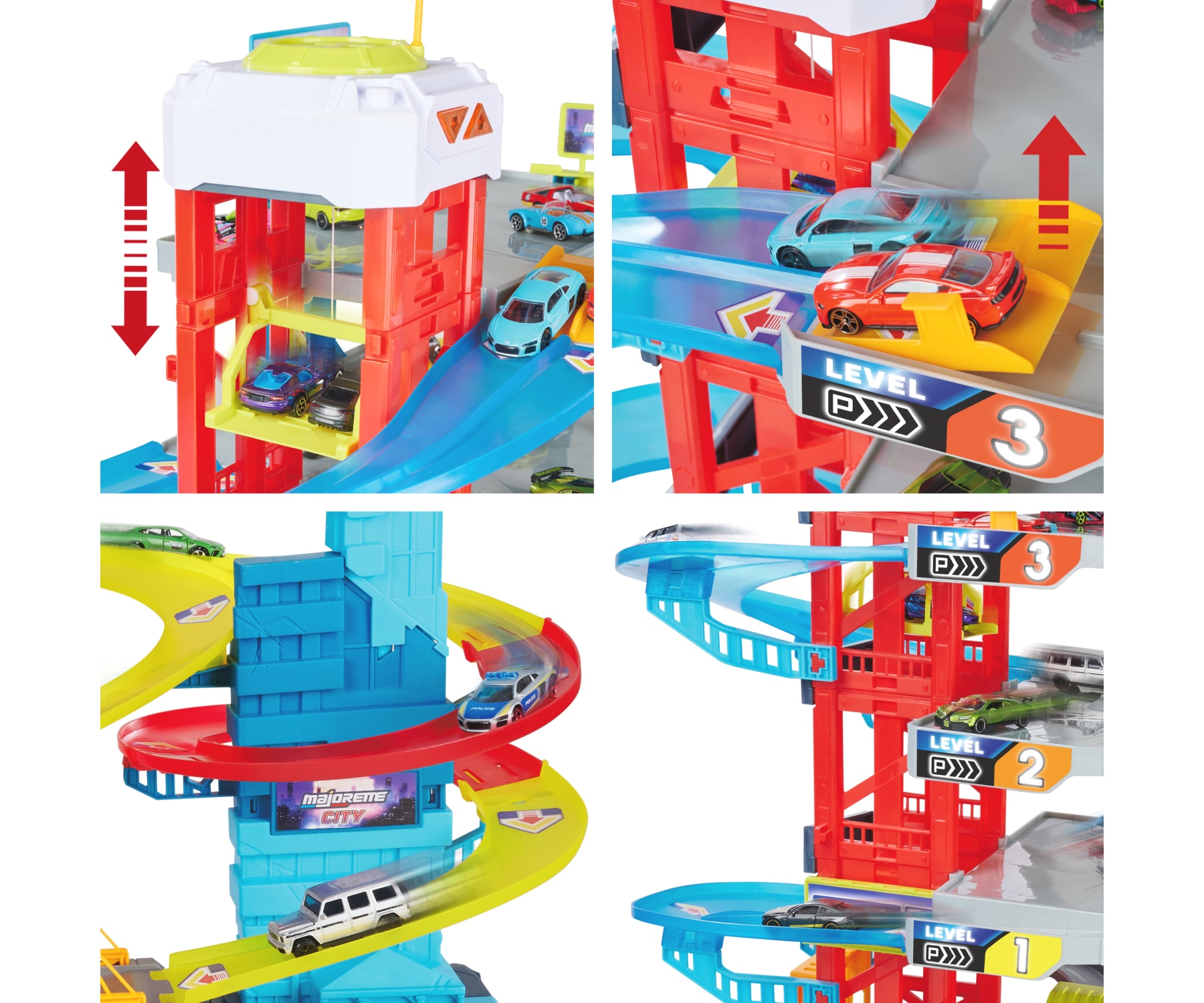 majORETTE Spiel-Parkgarage »Double Track« mit Licht und Sound