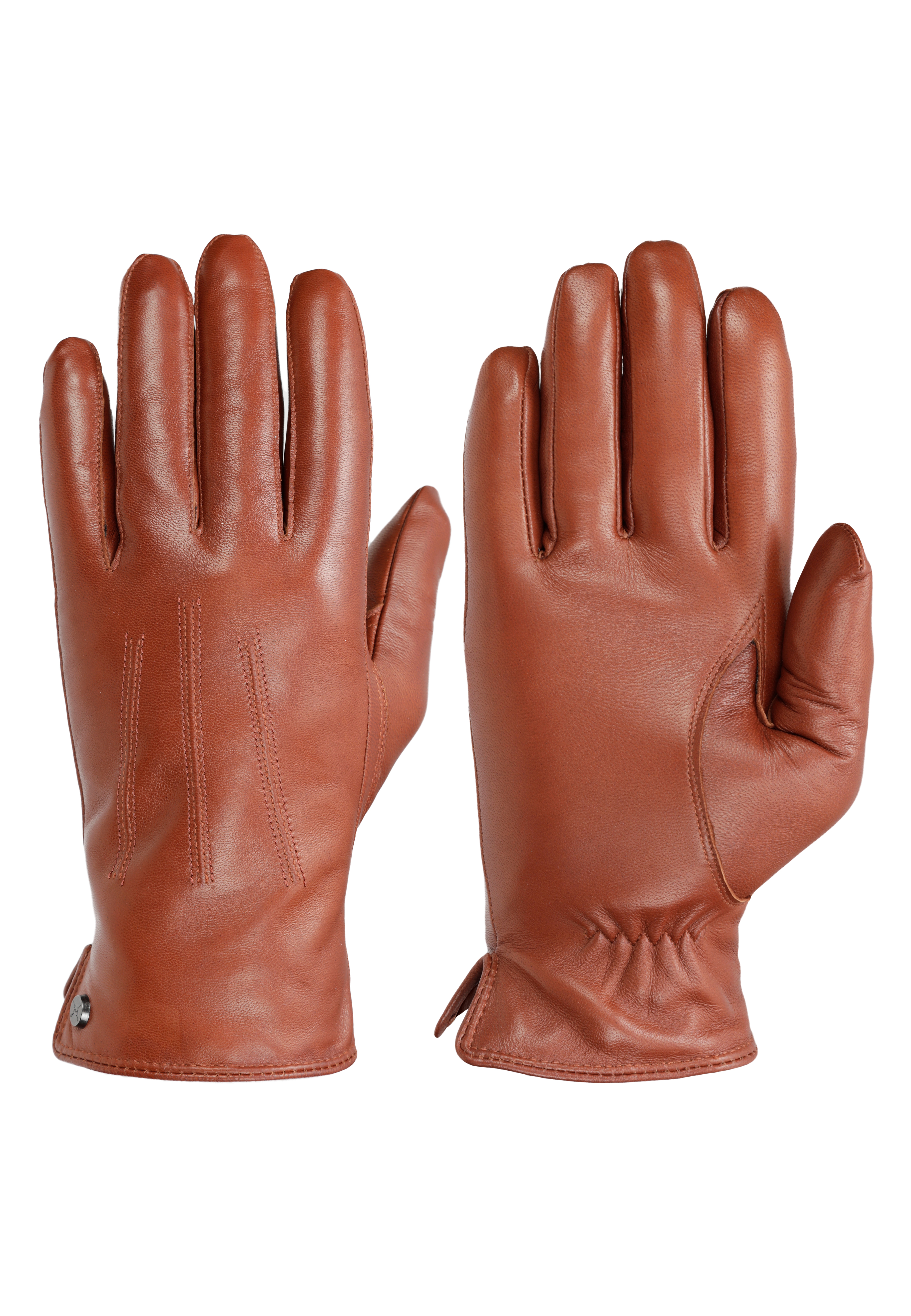 Pearlwood Herren Lederhandschuhe »GRAY« 1 Paar, Weiches Innenfutter mit Wollanteil, dekorative Ziernähte, Größe 9