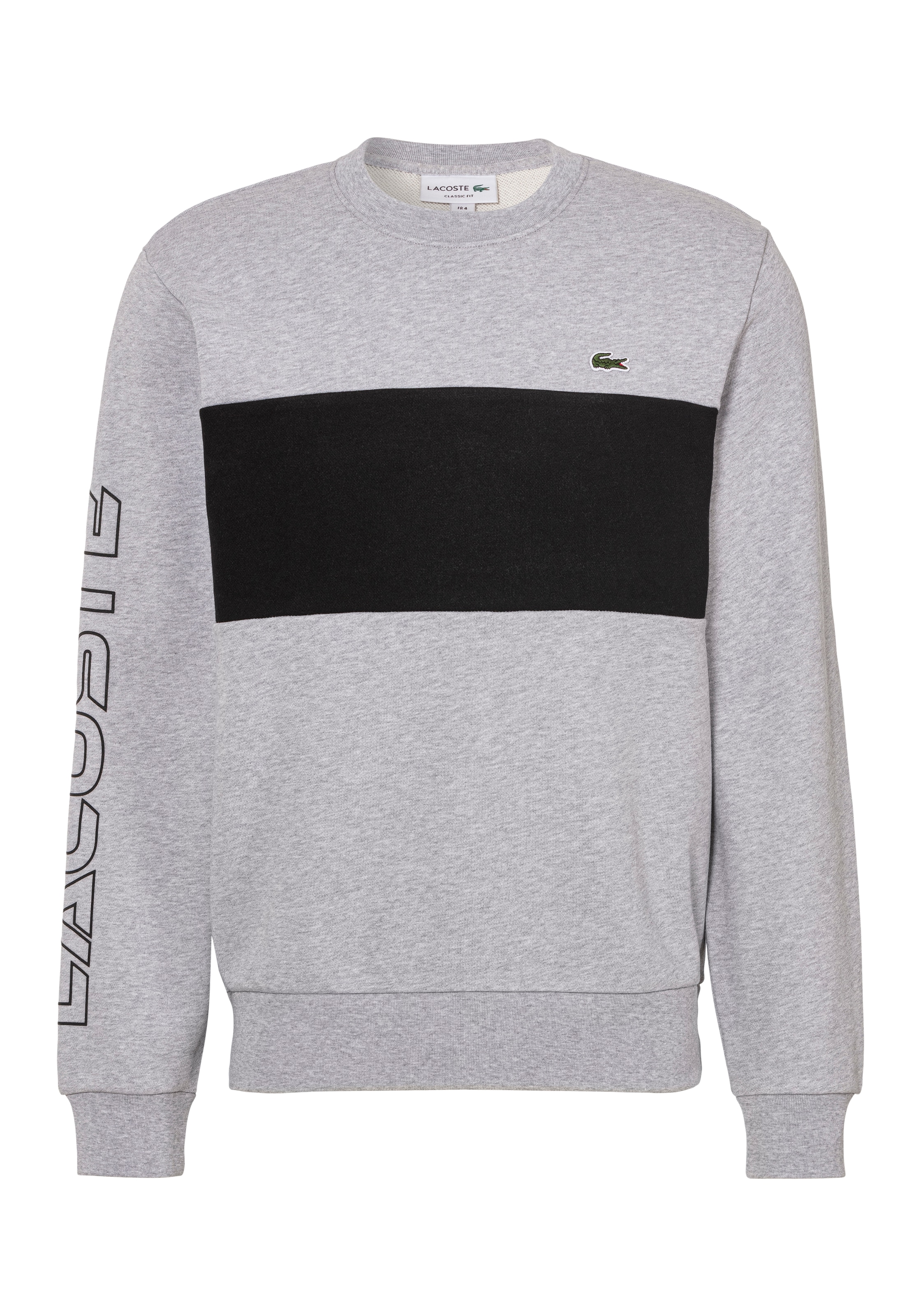 Lacoste Sweatshirt bei »SWEATSHIRT«, auf mit dem Ärmel kaufen online OTTO Logoschriftzug modischem