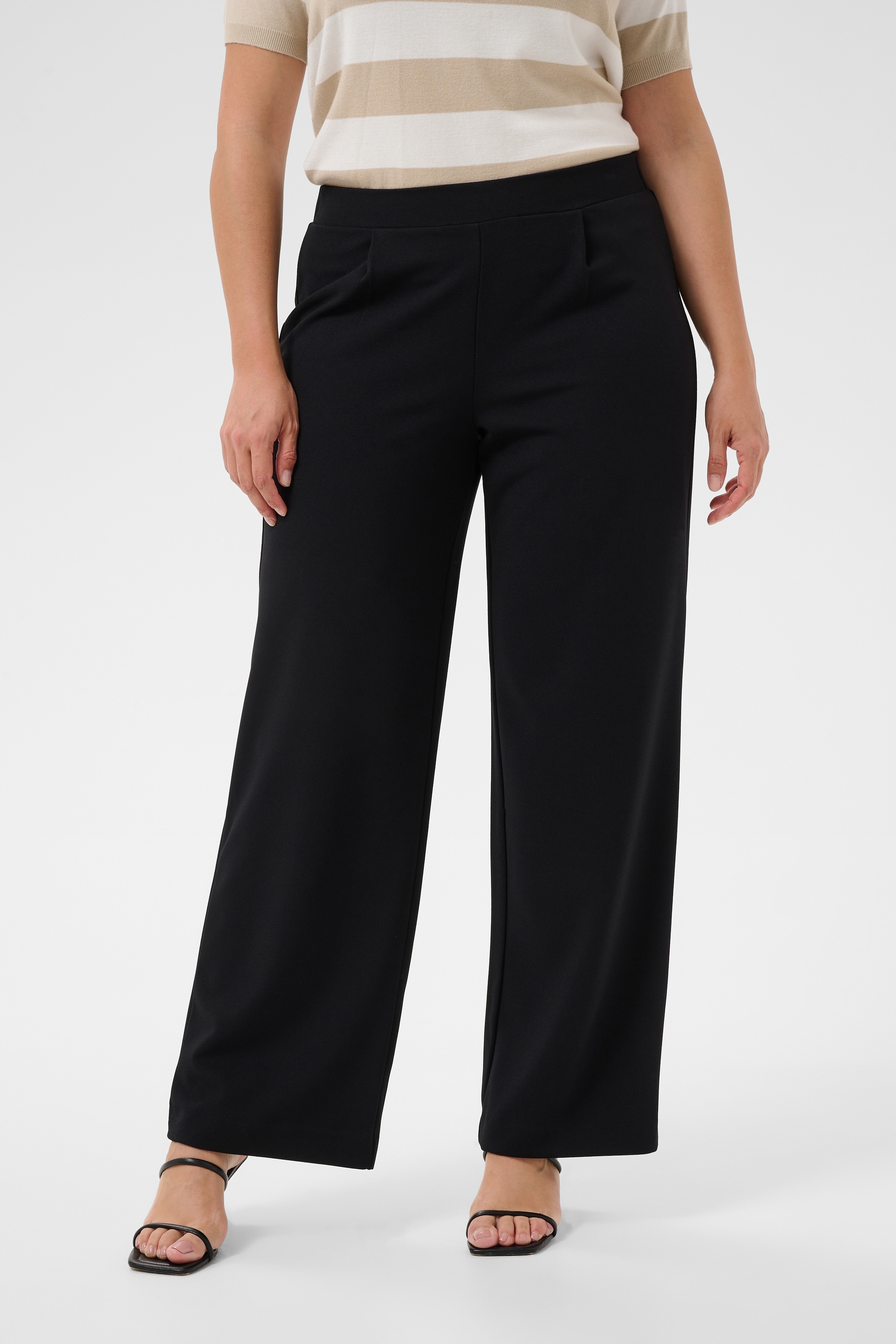 KAFFE Curve Stoffhose »Damen Strickhose KCathena«