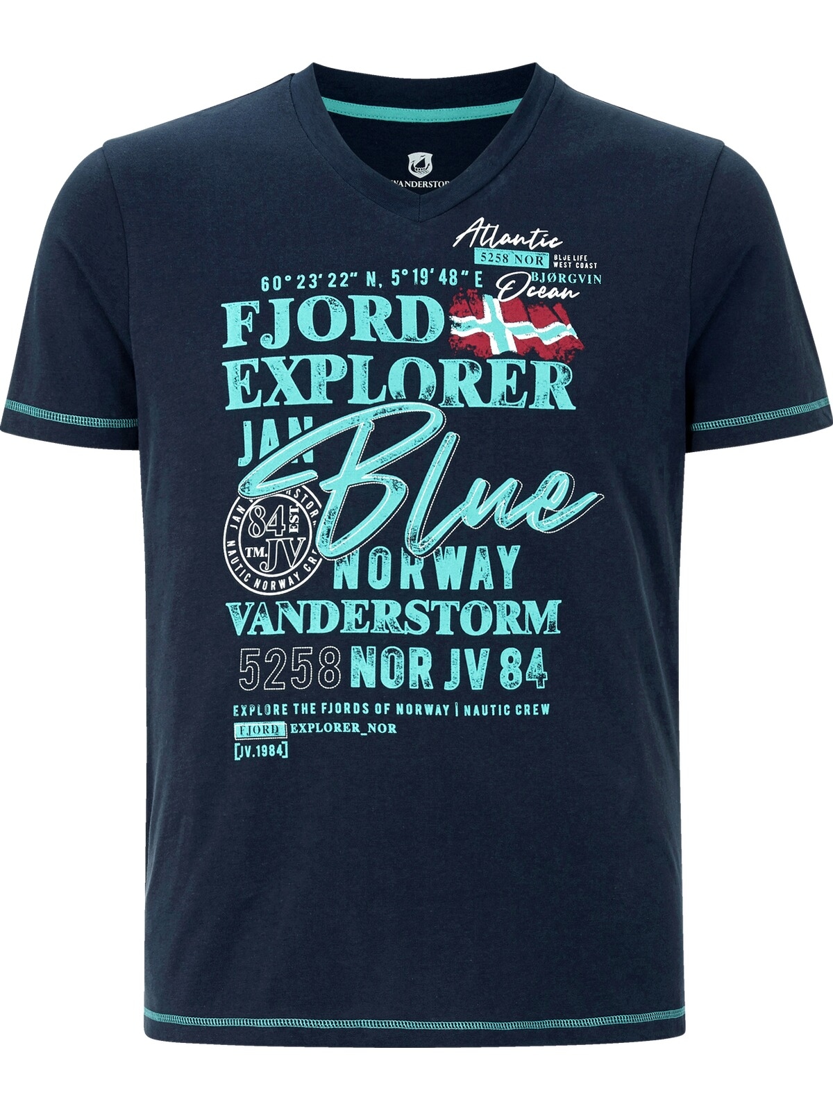 Jan Vanderstorm T-Shirt »T-Shirt NORDGER«