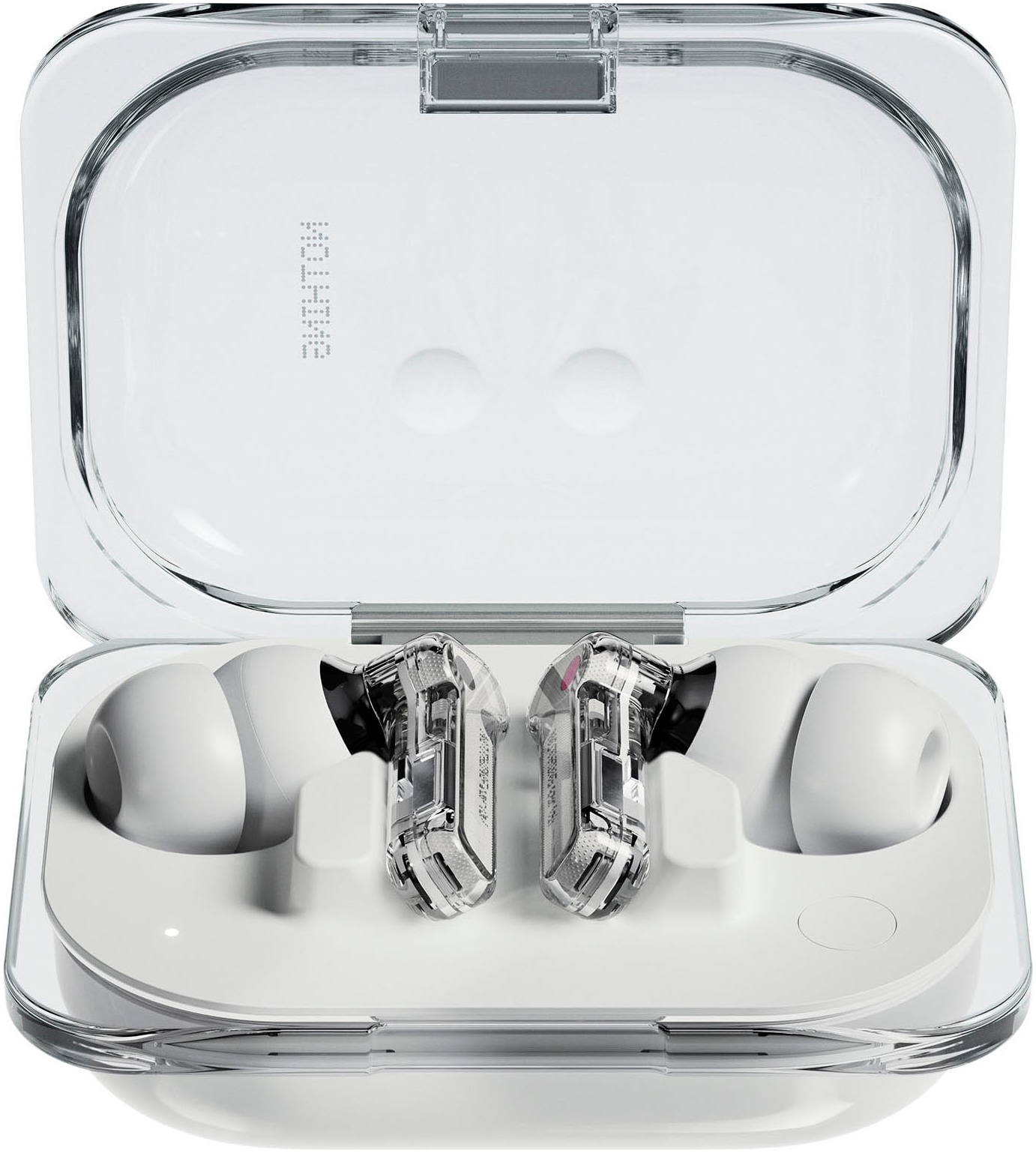 Nothing Kopfhörer »Ear (a)« Bluetooth Active Noise Cancelling (ANC) Hi-Res LED Ladestandsanzeige Transparenzmodus in weiß