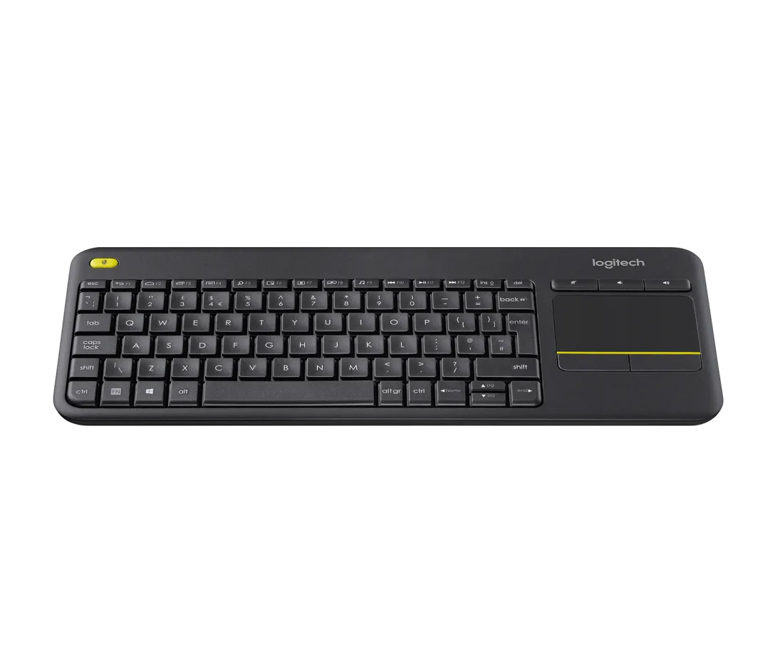 Logitech Tastatur- und Maus-Set »Wireless Touch Keyboard K400 Plus US-INT'L-Layout«