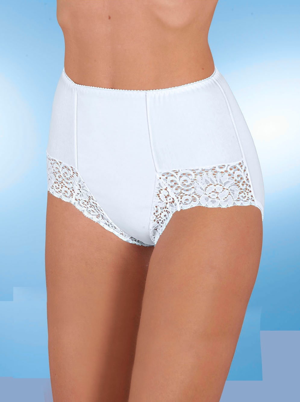 Wäschepur Damen Formslip 2 Stk. tlg. in weiß, Größe 44/46