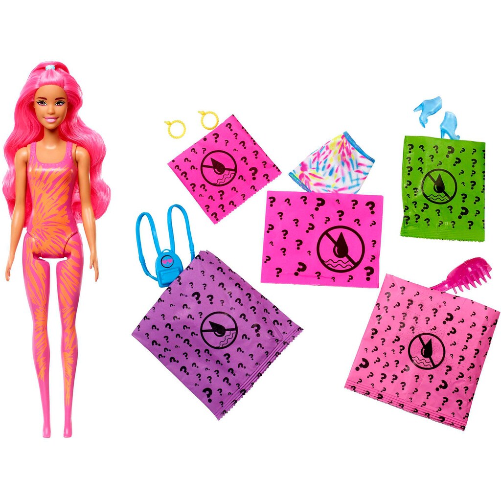Barbie Anziehpuppe »Color Reveal Neon Tie-Dye Series Sortiment«