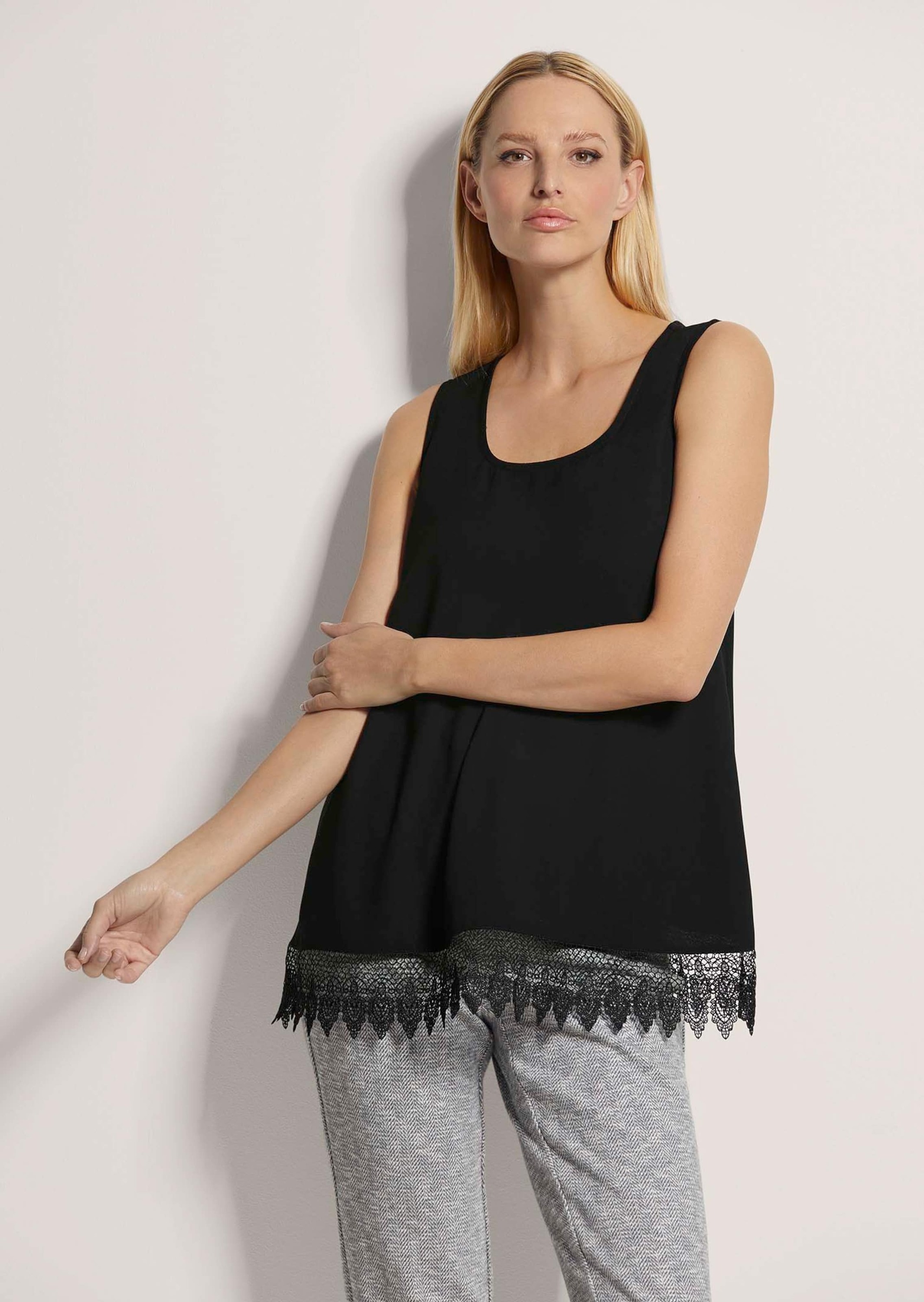 MADELEINE Blusentop »Blusentop Top mit Spitze«