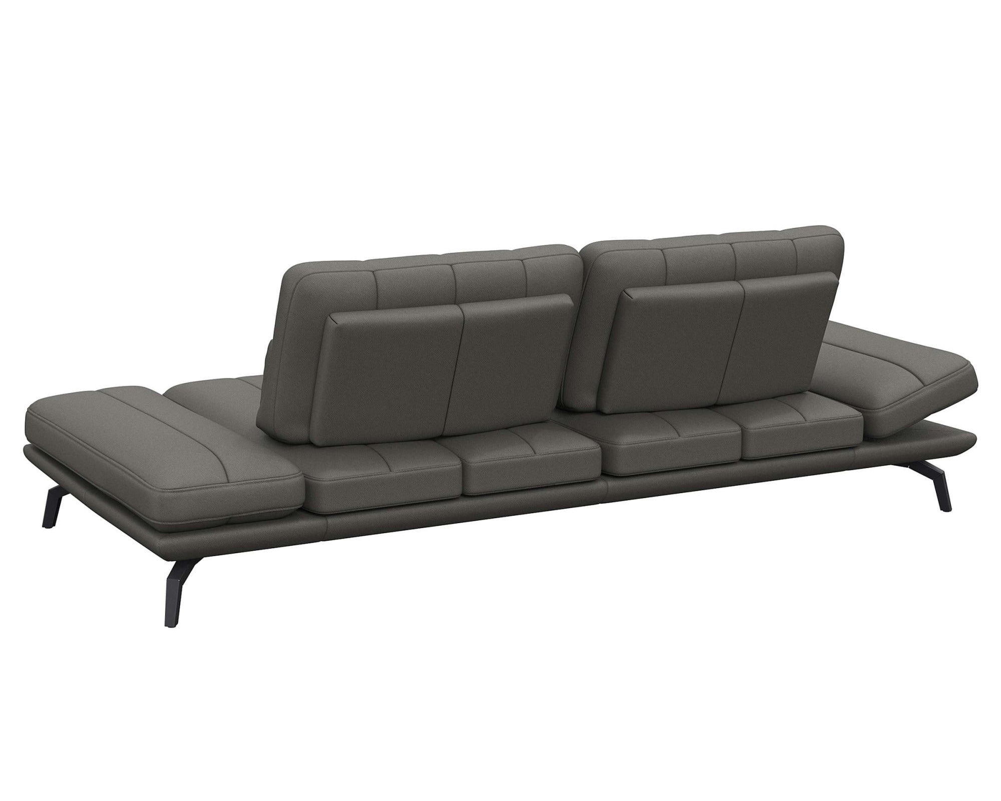 FLEXLUX 3-Sitzer »Tropea Funktionssofa, Designsofa, Relaxfunktion, TV-Couch,«, mit Armteilverstellung sowie Sitztiefenverstellung, Breite 252 cm