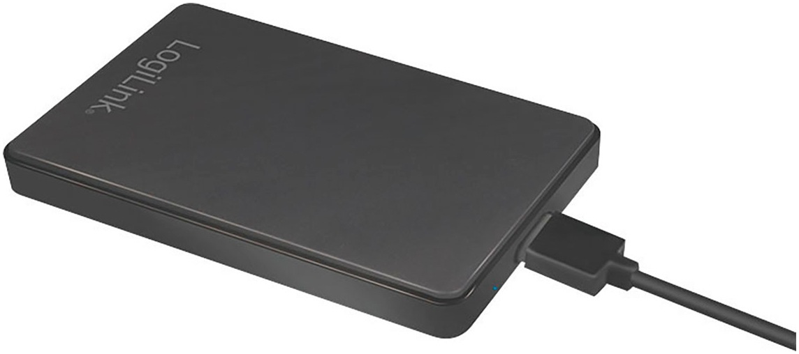 LogiLink HDD-Festplatte »USB 3.0 Gehäuse für 2,5" SATA HDD/SSD«, 2,5 Zoll, Anschluss USB 3.0