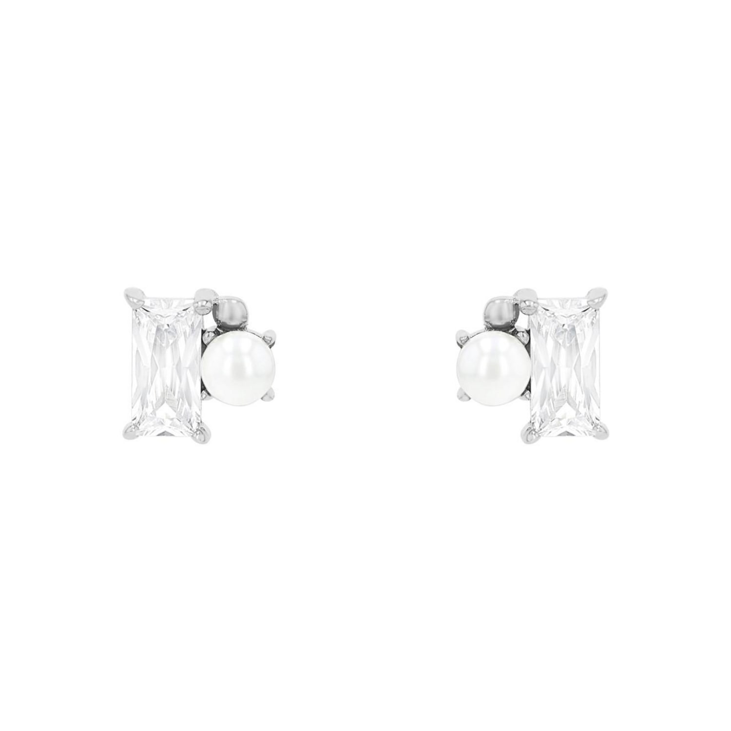 Amor Paar Ohrstecker »Schmuck Geschenk, Perle« mit Zirkonia (synth.)   - mit Glasperle