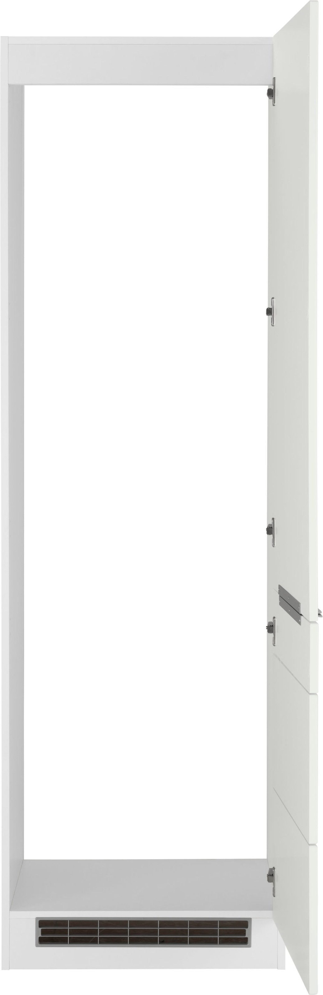 KOCHSTATION Kühlumbauschrank »KS-Brindisi«, 60 cm breit, 200 cm hoch, hochwertige MDF Fronten