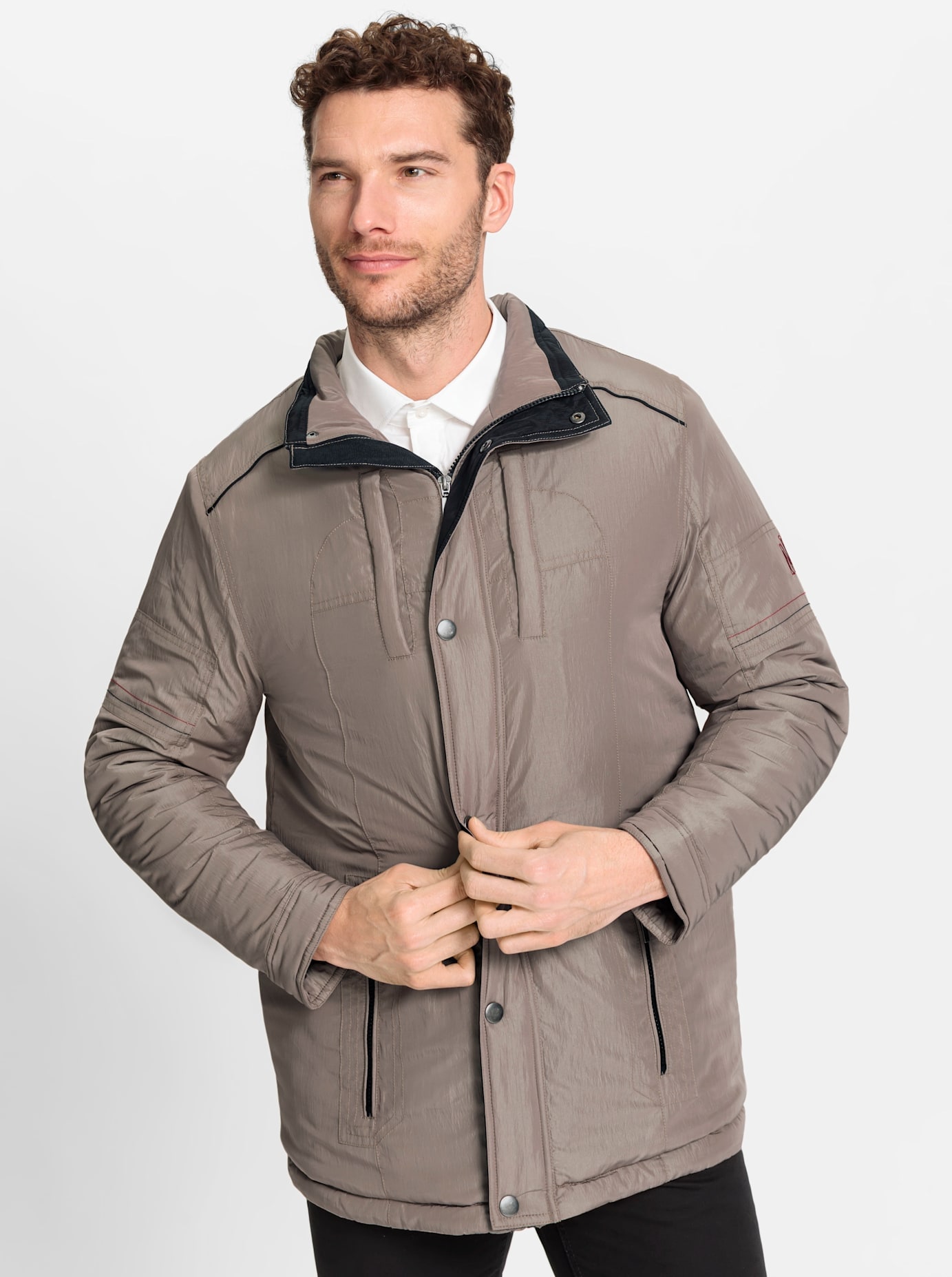Marco Donati Langjacke, ohne Kapuze