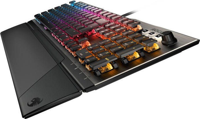 Roccat Gaming Tastatur Vulcan 1 Aimo Makrotasten Ergonomische Form Handgelenkauflage Multimediatasten Anti Ghosting Nummernblock Zu Attraktiven Preisen Otto