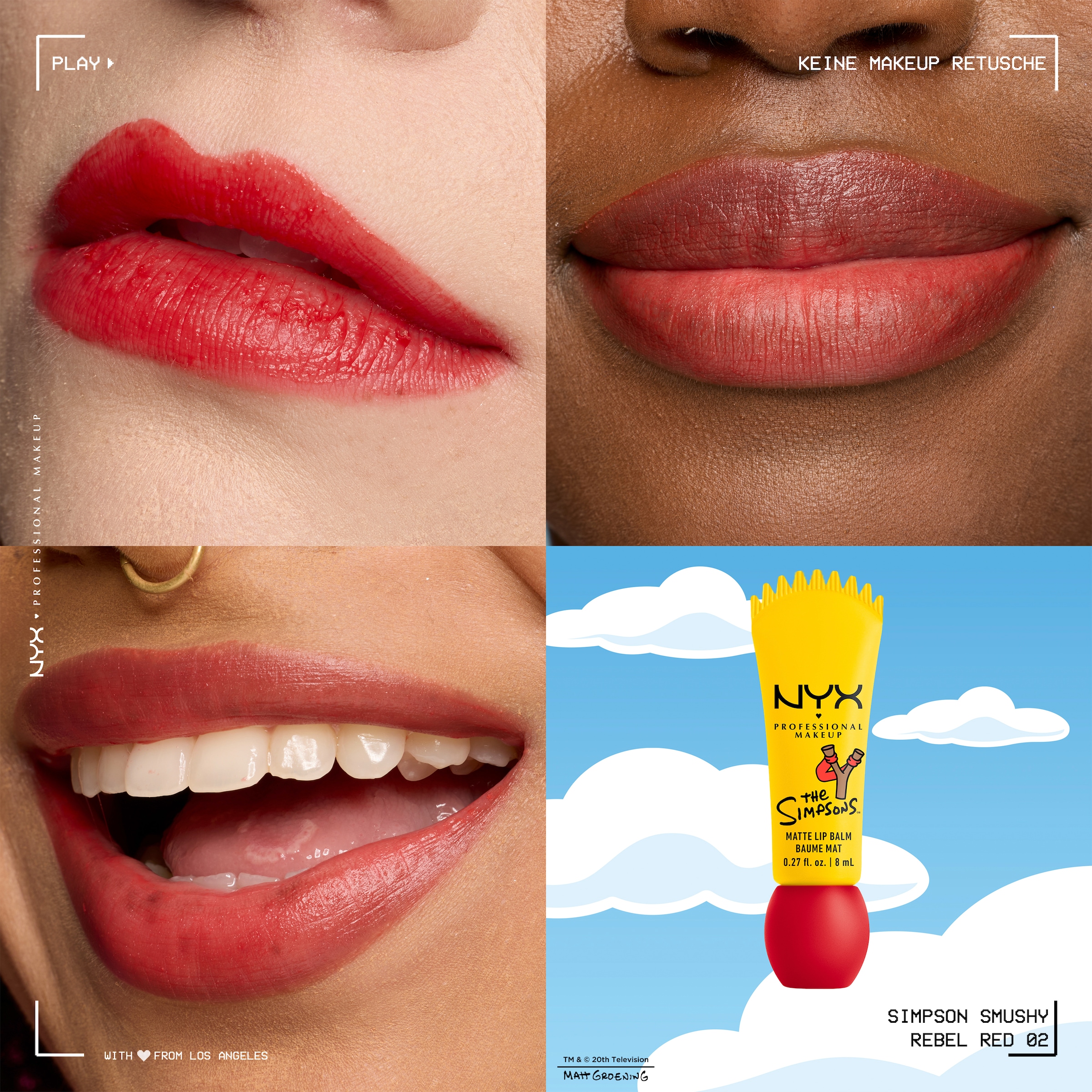 NYX PROFESSIONAL MAKEUP Lippenbalsam »SIMPSON SMUSHY LIP BALM«
