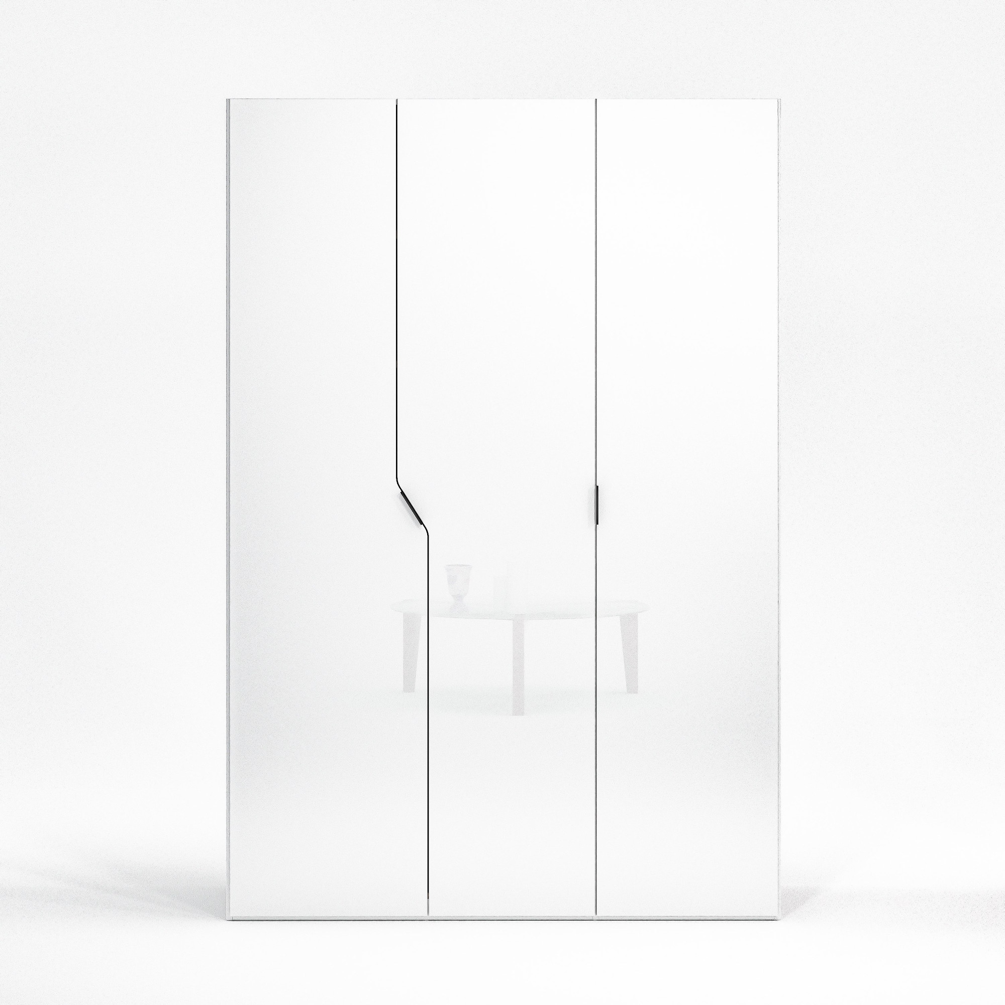 INOSIGN Kleiderschrank »AMETISTA, Drehtürenschrank, designgeformten Fronten«, Made in Italy, hochglanz lackiert, Basisausführung, Zubehör extra